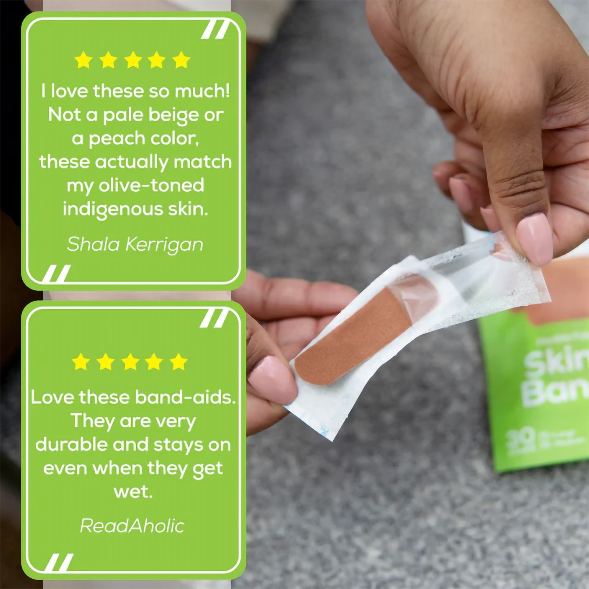TruColour® Olive Adhesive Strip, 1 x 3 Inch (30 Units)