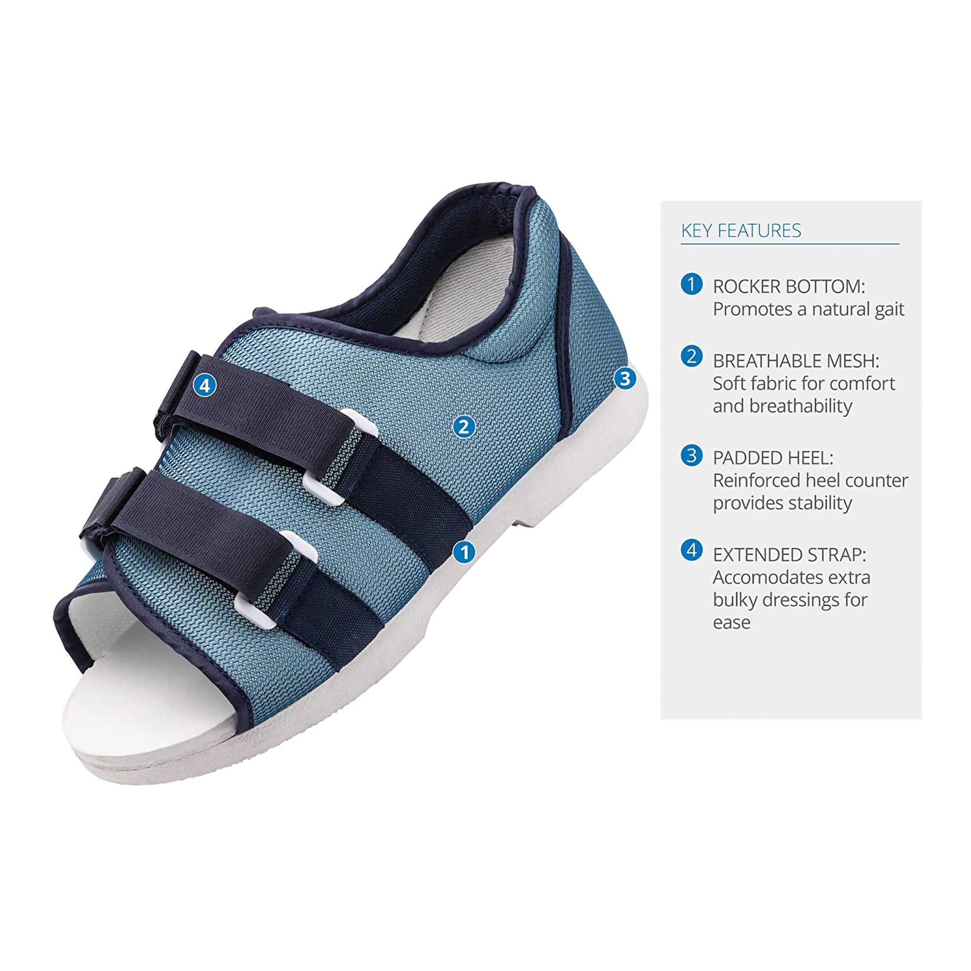 Össur® Womens Mesh Top Post-Op Shoe, Large (1 Unit)