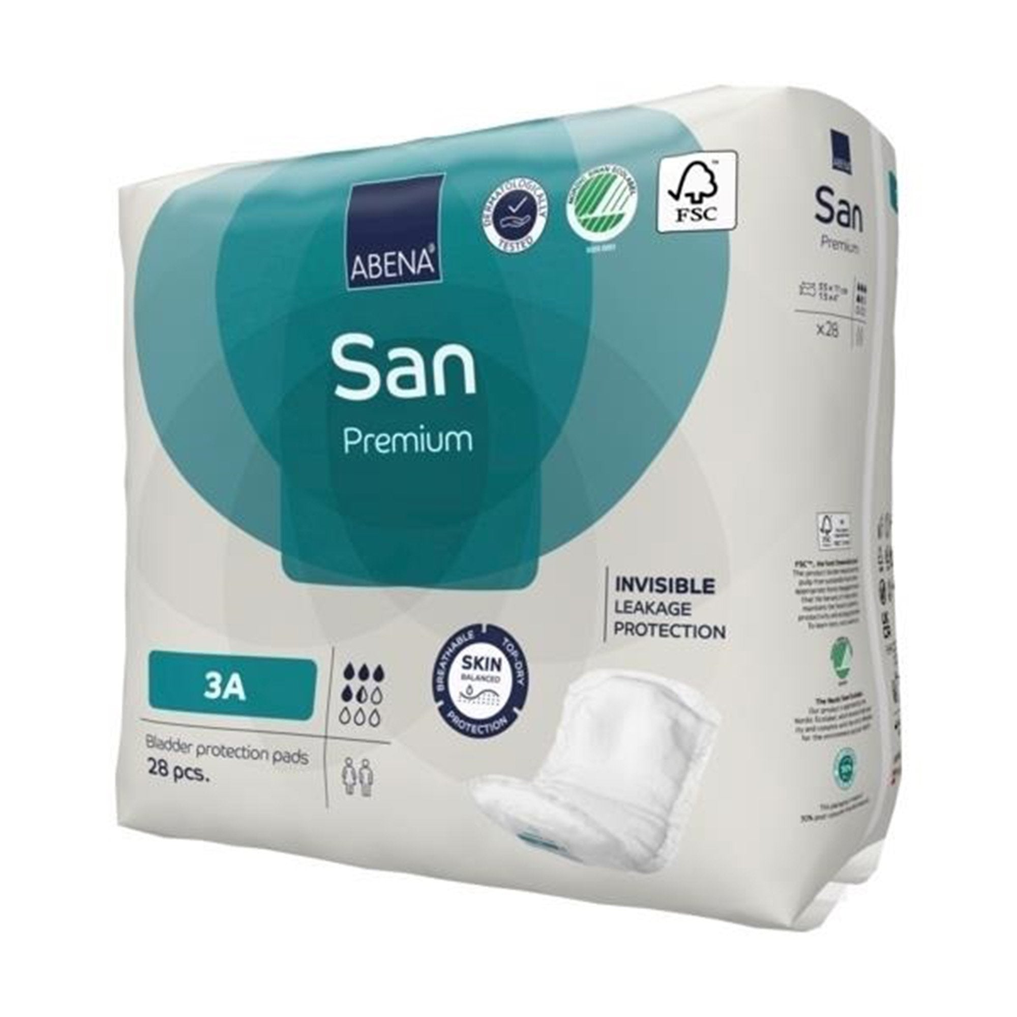 Abena® San Premium Bladder Protection Pads, Size 3A (28 Units)