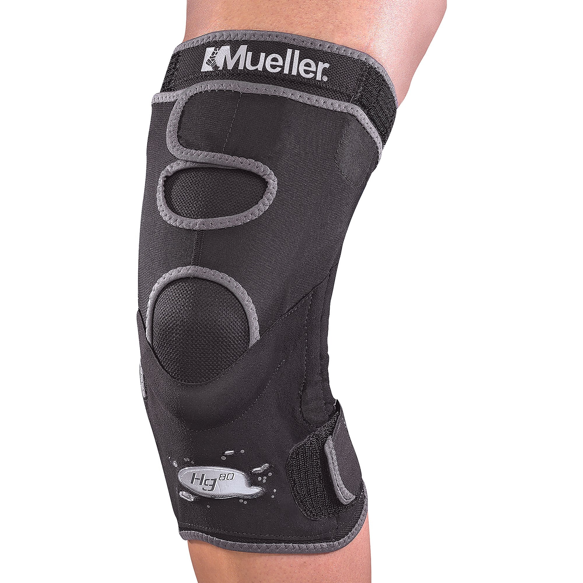 Knee Brace Hg80® Medium Pull-On / Hook and Loop Strap 14 to 16 Inch Knee Circumference Left or Right Knee - image 4