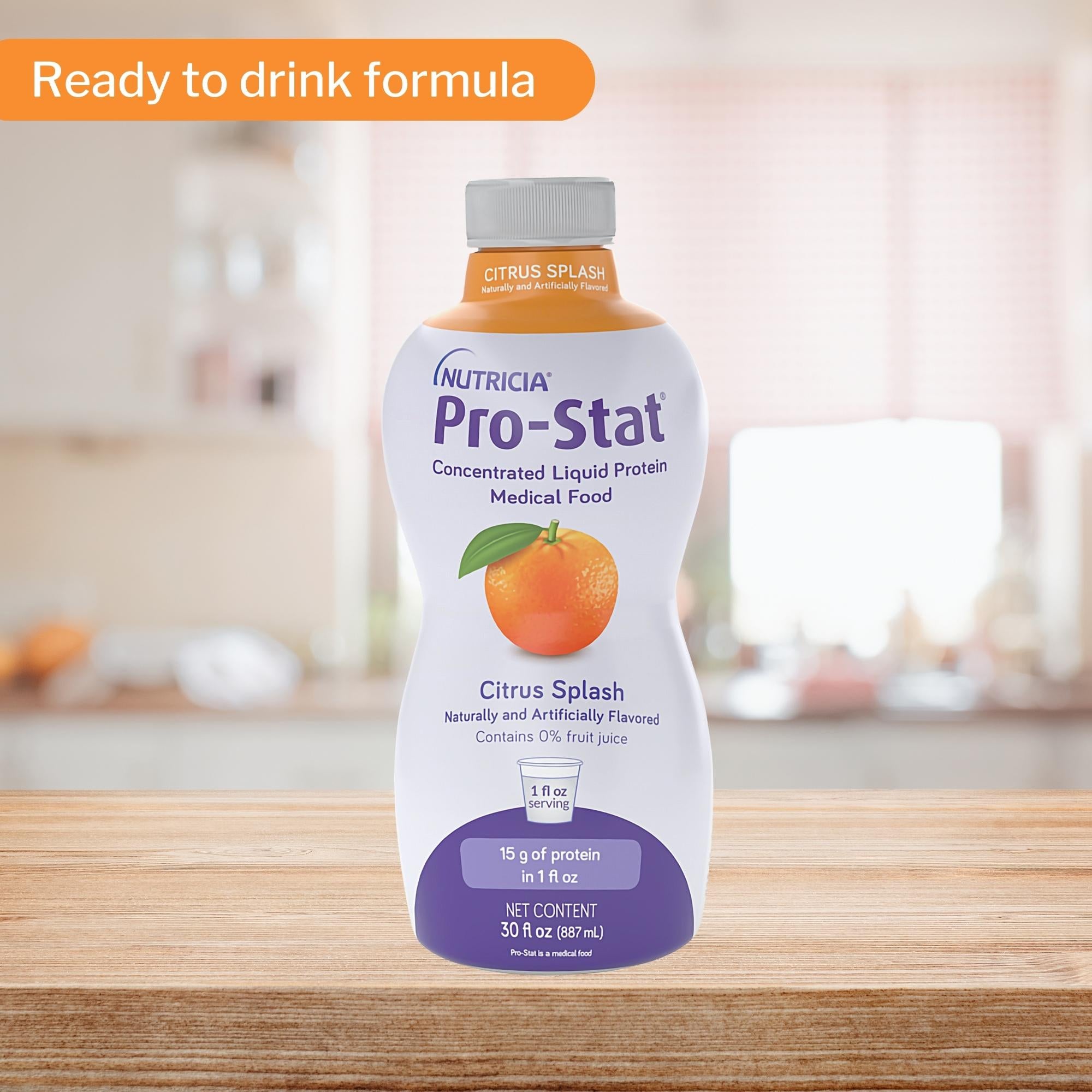 Pro-Stat Sugar-Free Citrus Liquid Protein, Rapid Absorption, 30oz