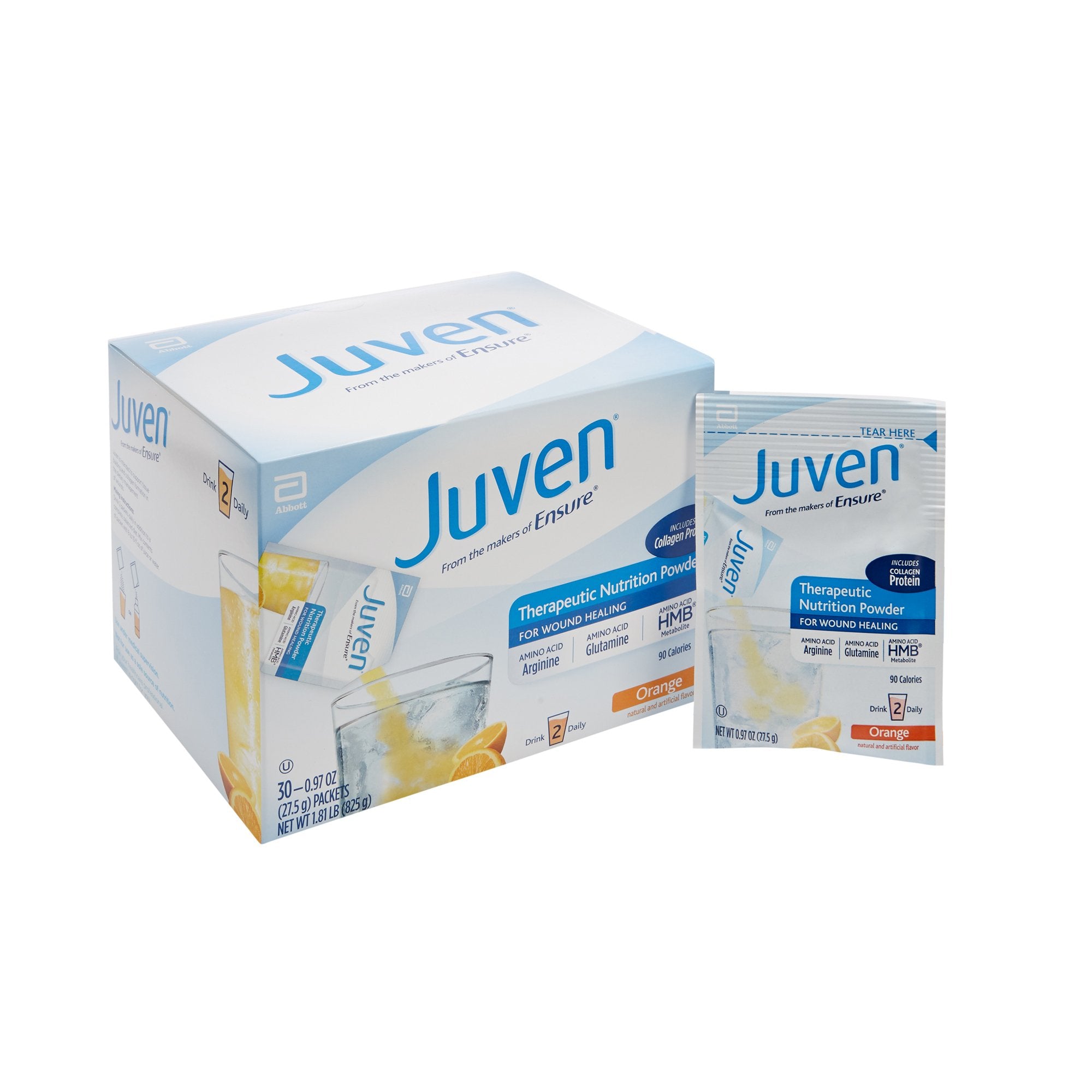 Oral Supplement Juven® Orange Flavor Powder 0.98 oz. Individual Packet - image 2