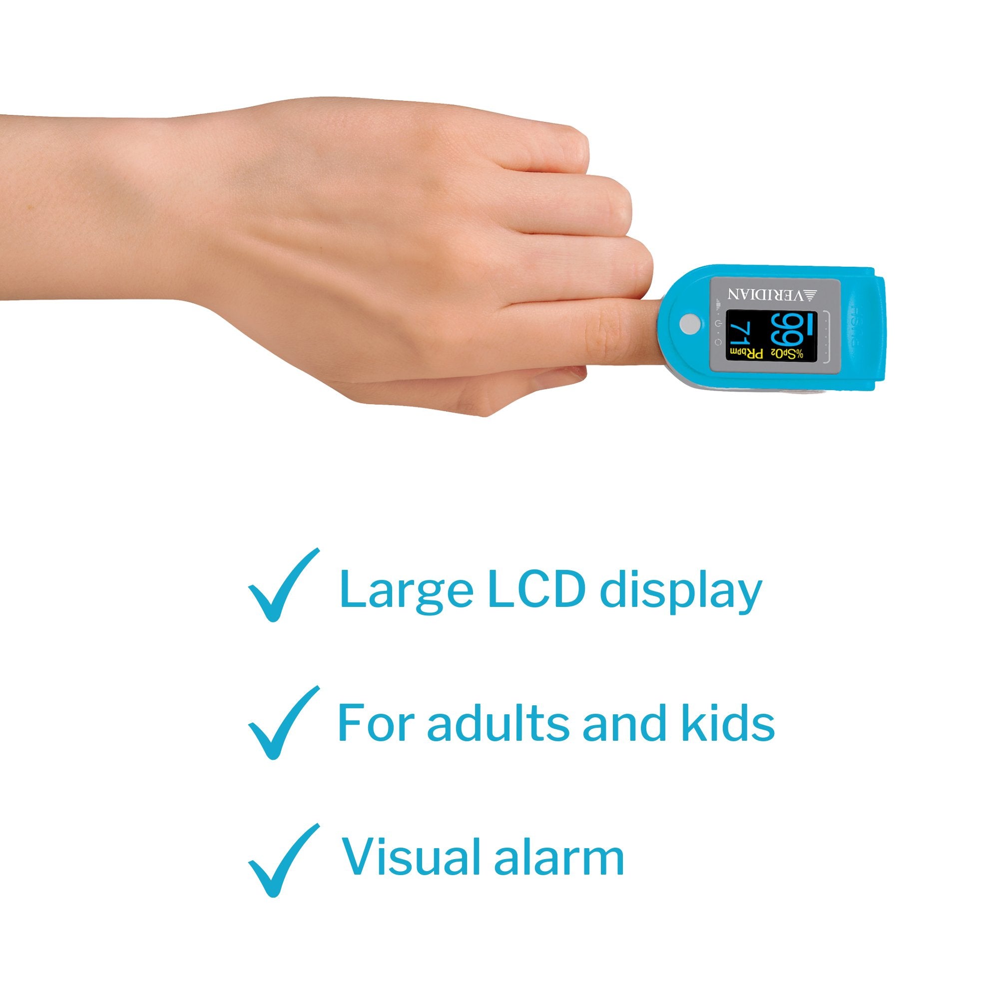Fingertip Pulse Oximeter SmartHeart™ Adult Battery Operated OLED Display - image 7