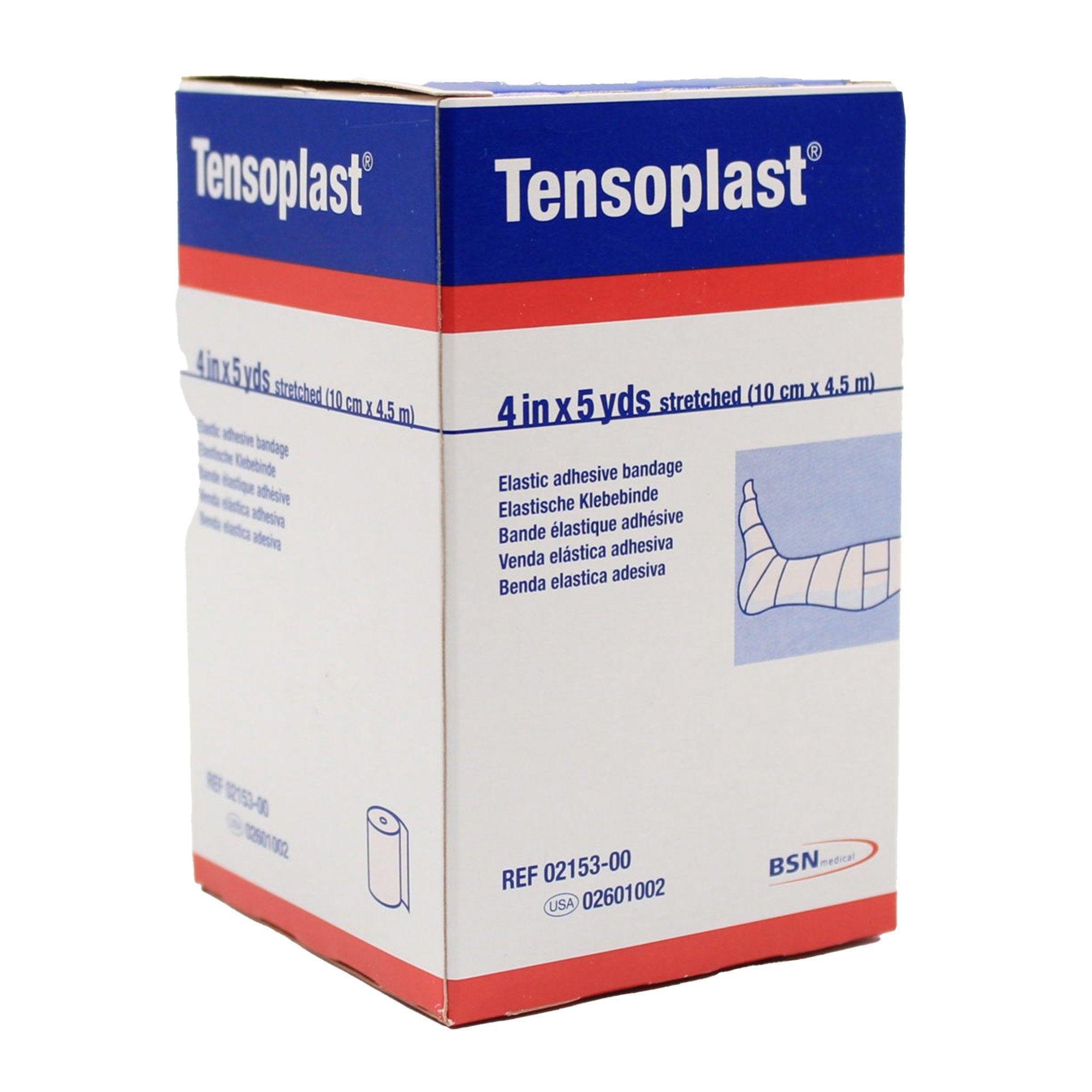 Elastic Adhesive Bandage Tensoplast® 4 Inch X 5 Yard No Closure Tan NonSterile Medium Compression - image 2