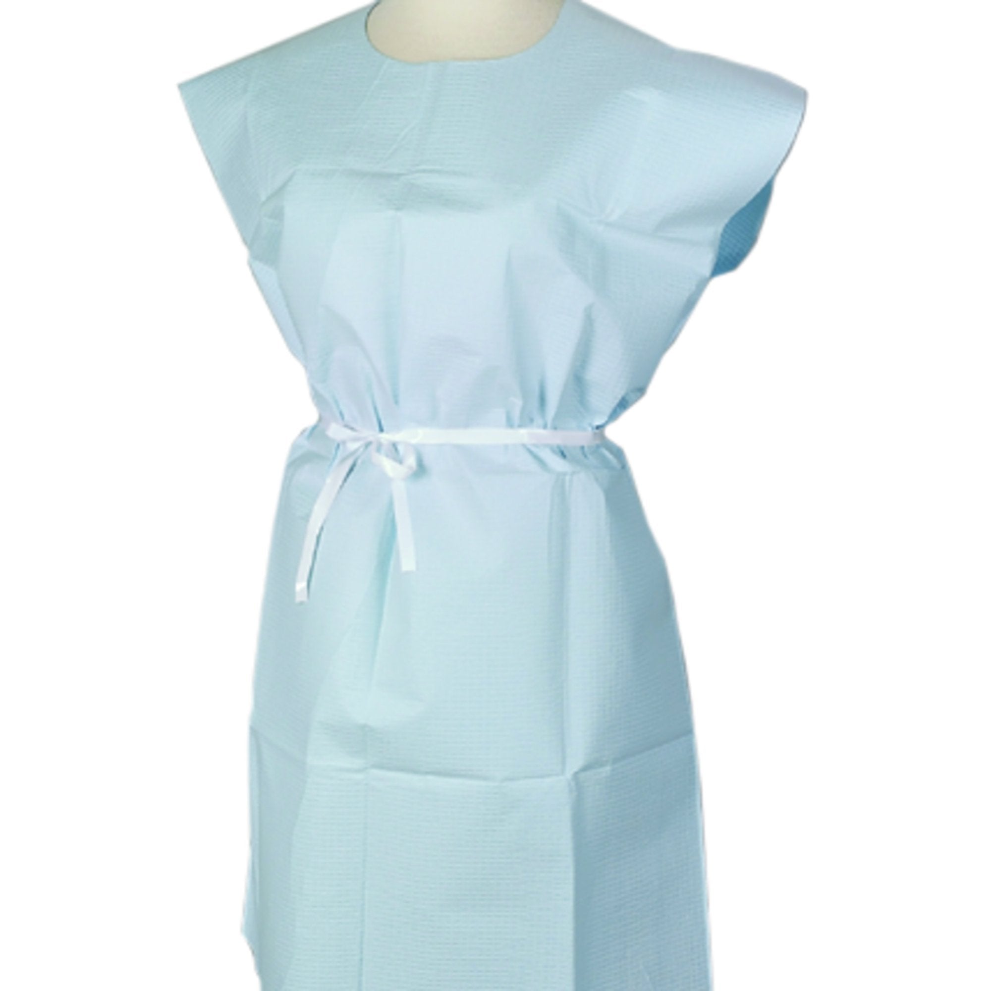 Apex™ Patient Exam Gown, Medium/Large, Blue