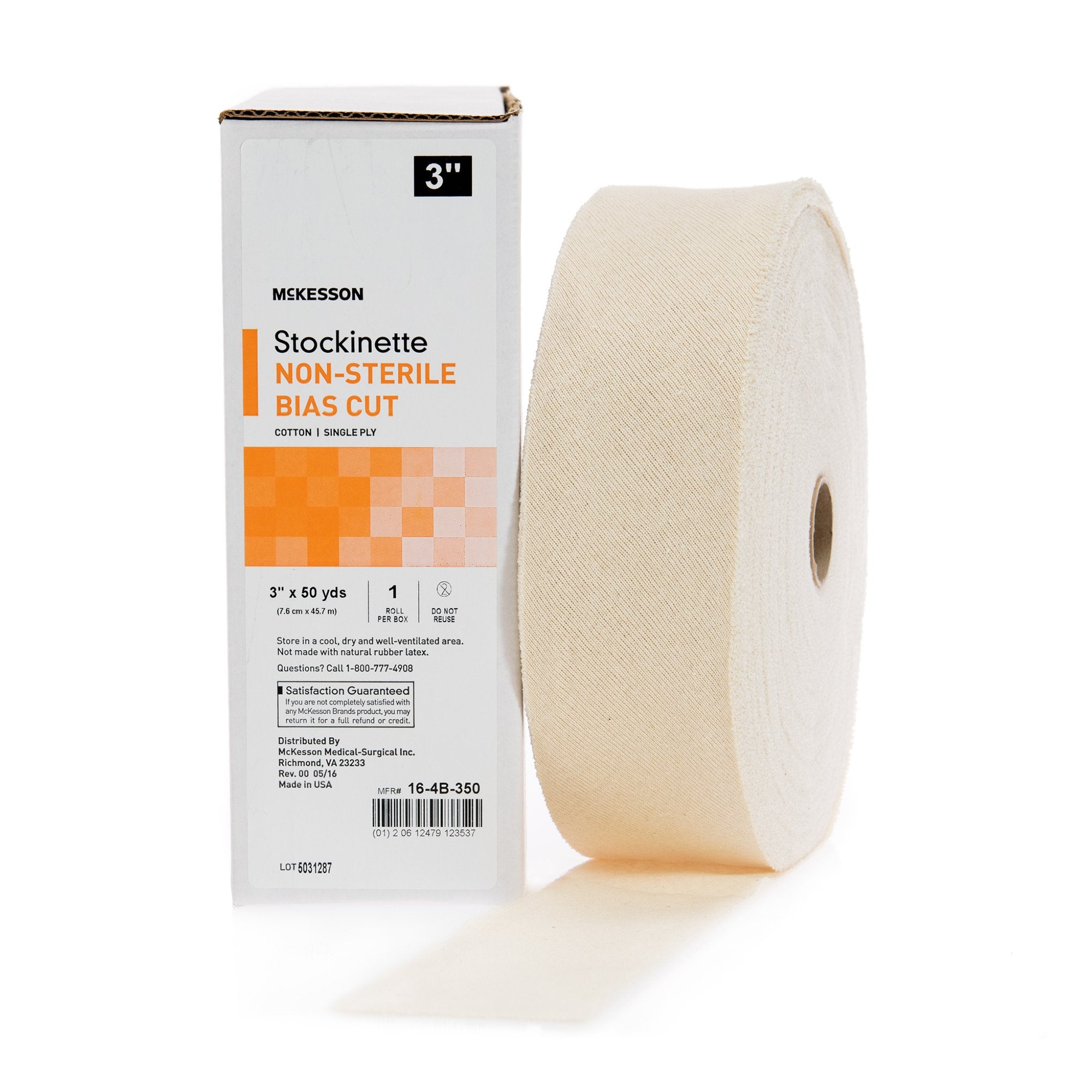 McKesson Bias Cut Stockinette, 3 Inch x 50 Yard