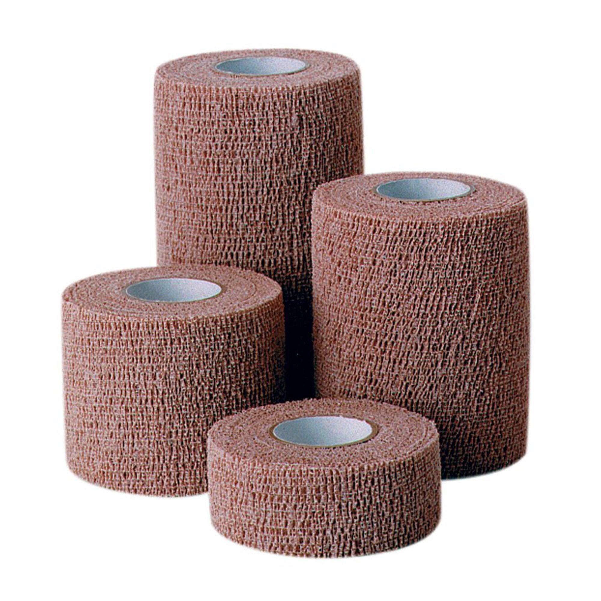 Cohesive Bandage CoFlex® 1 Inch X 5 Yard Self-Adherent Closure Tan NonSterile 14 lbs. Tensile Strength - image 3