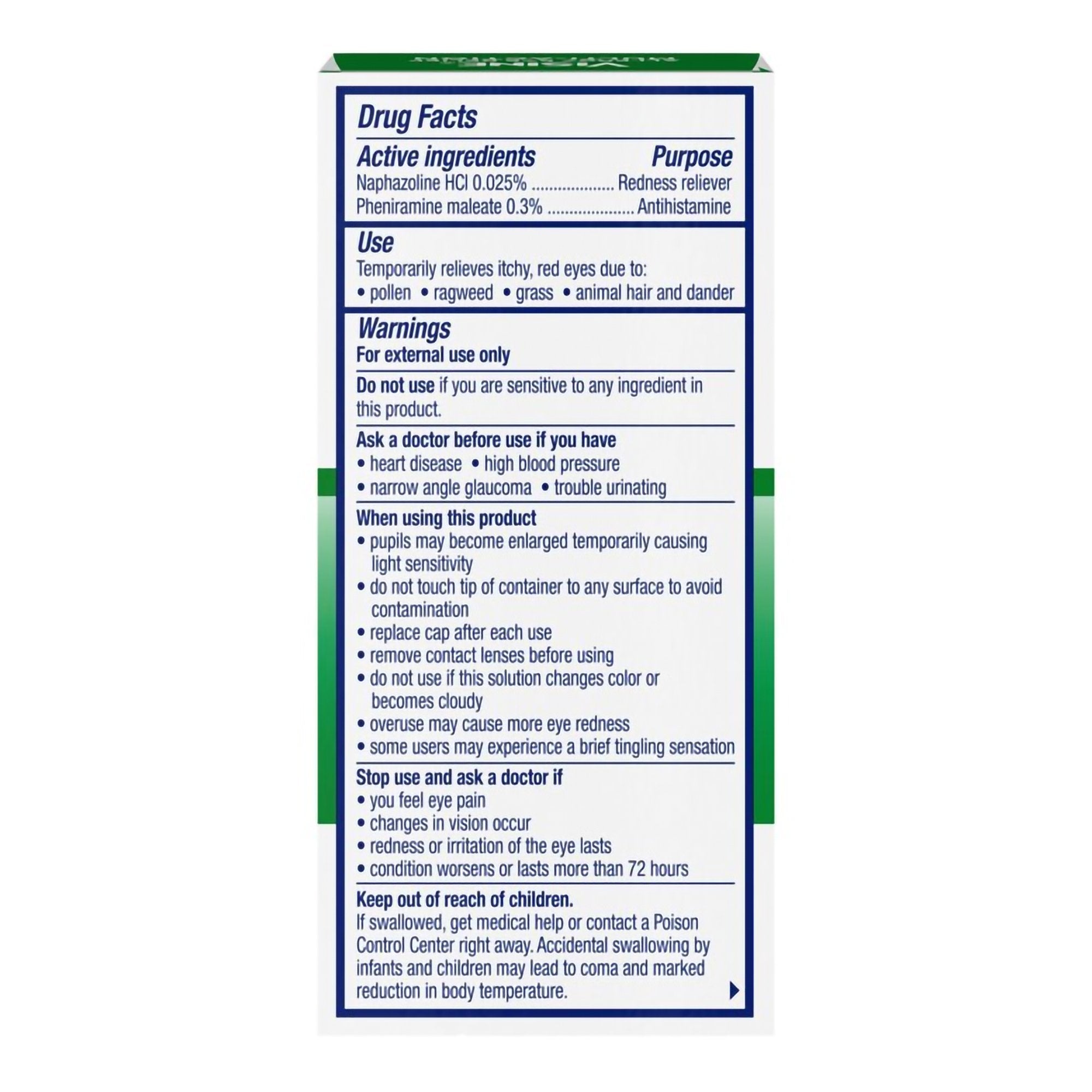 Allergy Eye Relief Visine® 0.5 oz. Eye Drops - image 3
