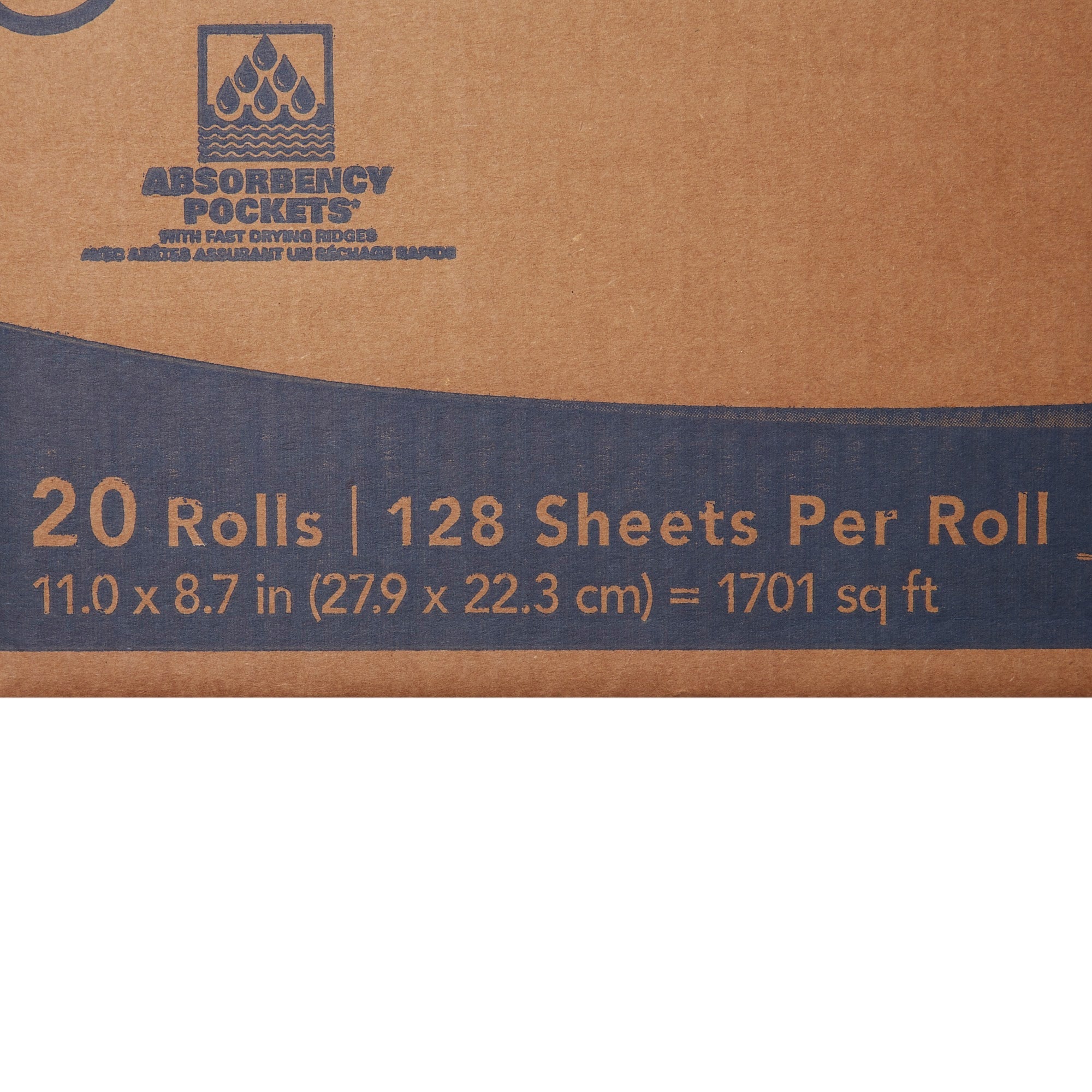 Scott® Perforated Kitchen Paper Towel Rolls - Bulk Pack of 20, 128 Sheets