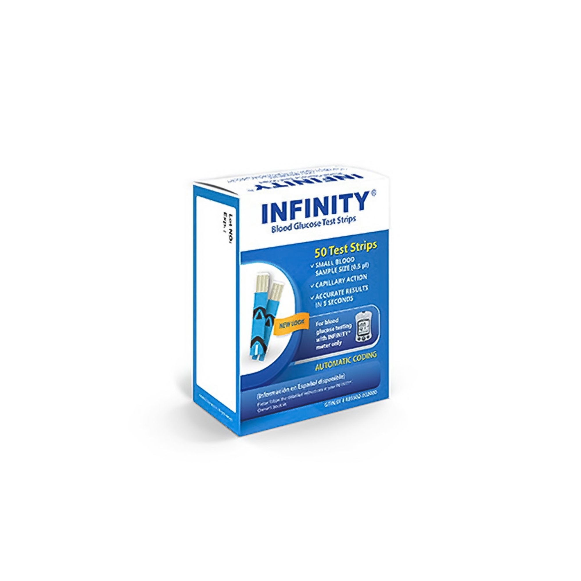 Blood Glucose Test Strips Infinity® 50 Strips per Pack For Infinity® Blood Glucose Meters - image 2