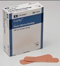Adhesive Strip Curity™ Plastic Tan 3/4 X 3 Inch Sterile