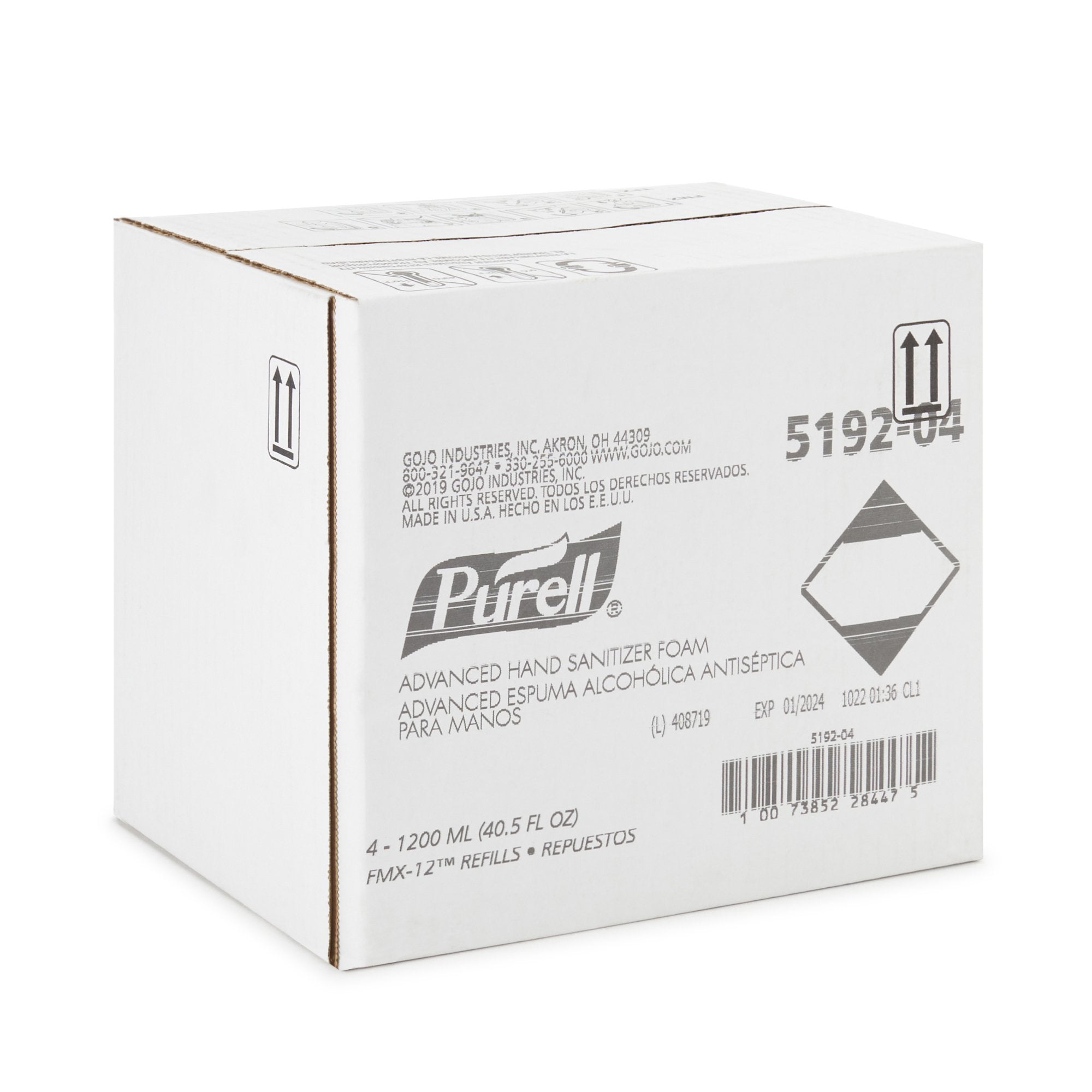 Hand Sanitizer Purell® Advanced 1,200 mL Ethyl Alcohol Foaming Dispenser Refill Bottle - image 4