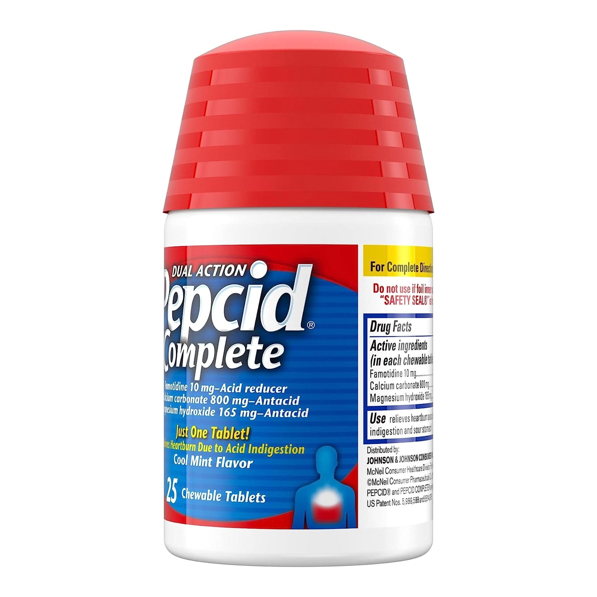 Antacid Pepcid® Complete 800 mg - 165 mg - 10 mg Strength Chewable Tablet 25 per Bottle - image 4