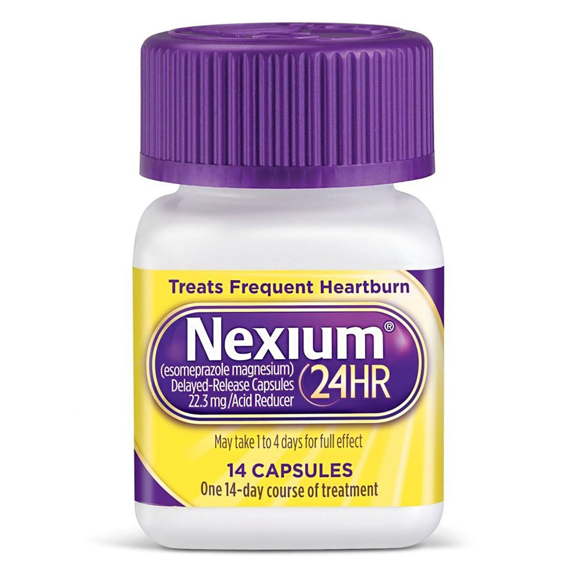 Antacid Nexium 24 HR 20 mg Strength Capsule 14 per Bottle - image 3