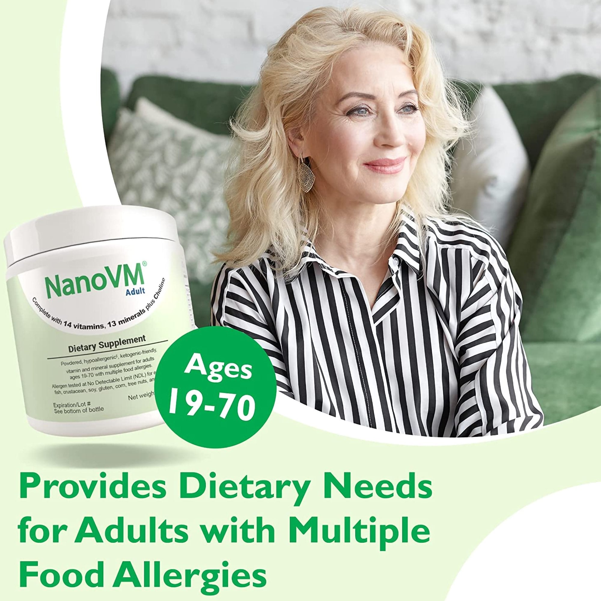 Oral Supplement NanoVM® Adult Unflavored Powder 275 Gram Jar - image 6