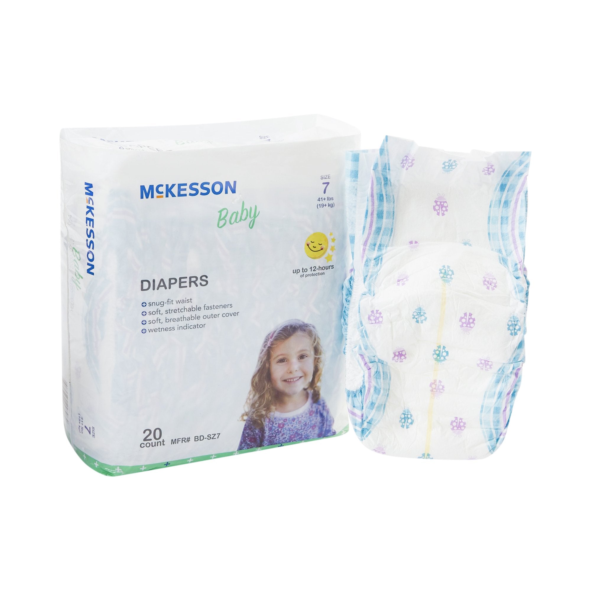 McKesson Baby Diaper, Size 7 (1 Unit)