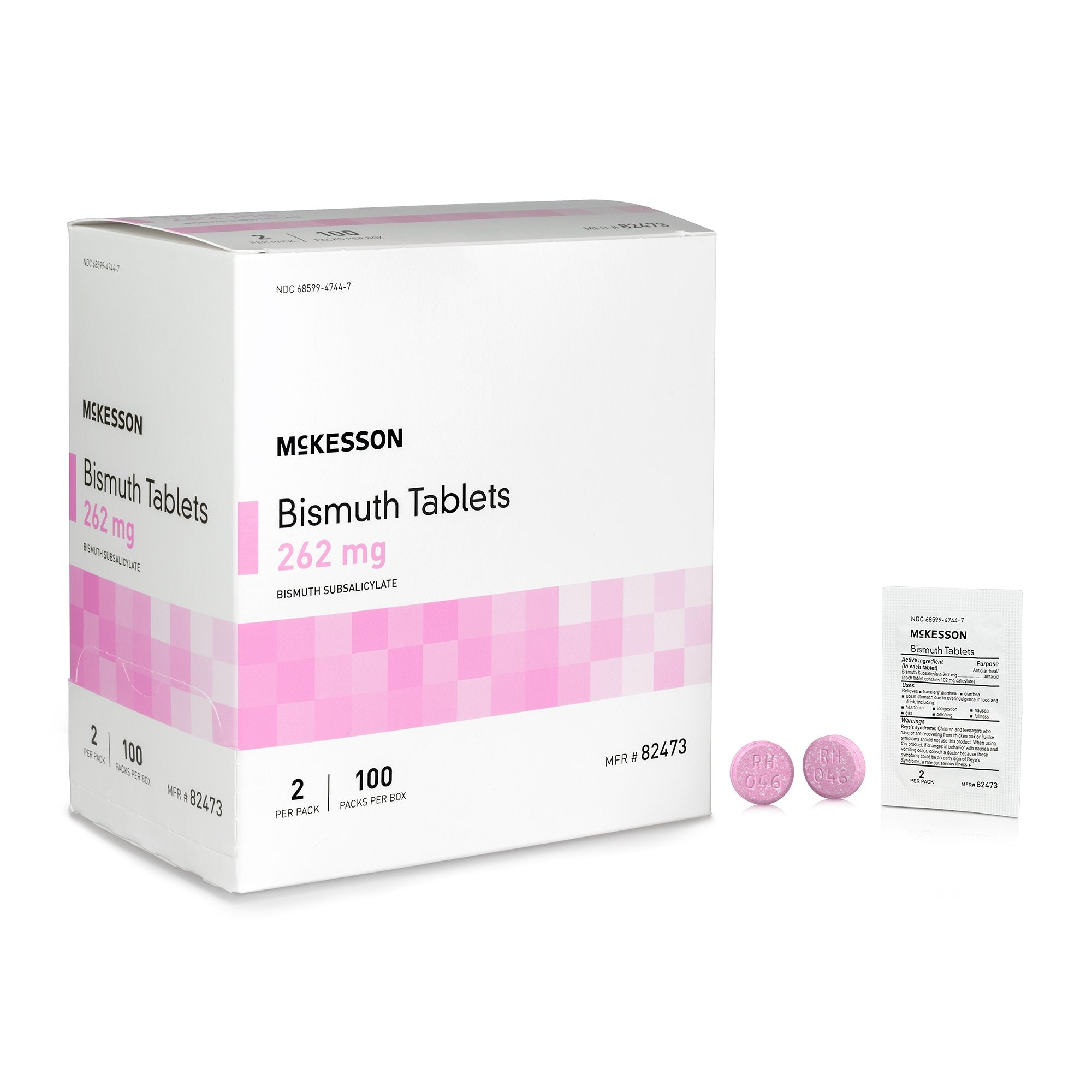 McKesson Bismuth Subsalicylate Anti-Diarrheal (100 Units)