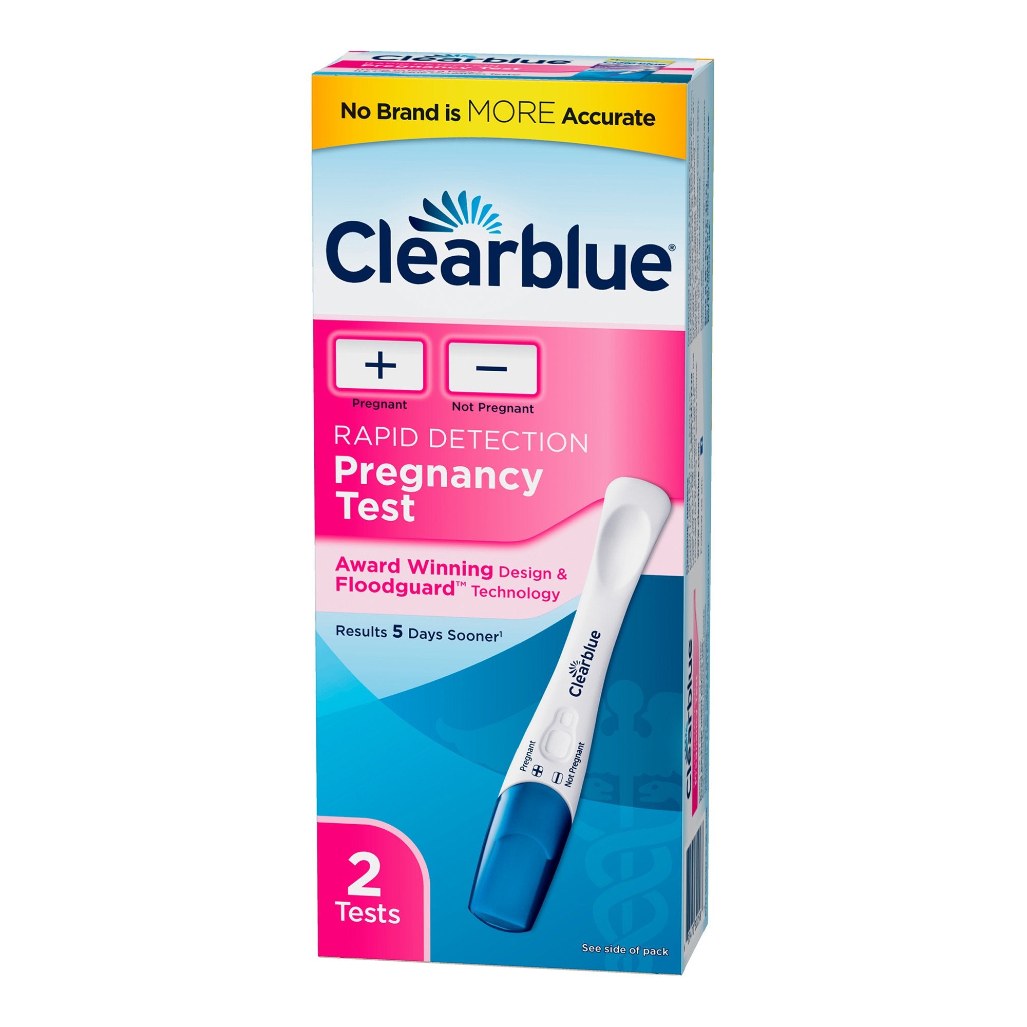 Reproductive Health Test Kit Clearblue® hCG Pregnancy Test 2 Tests CLIA Waived - image 3