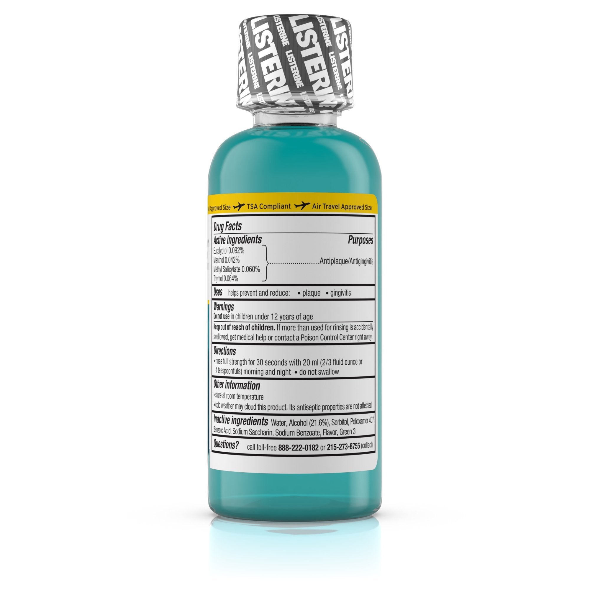 Mouthwash Listerine® 3.2 oz. Cool Mint Flavor - image 2