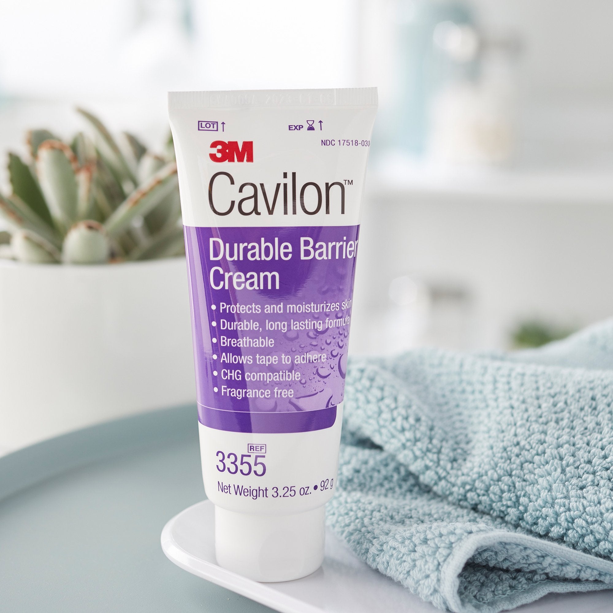 Skin Protectant 3M™ Cavilon™ 3.25 oz. Tube Unscented Cream CHG Compatible - image 7
