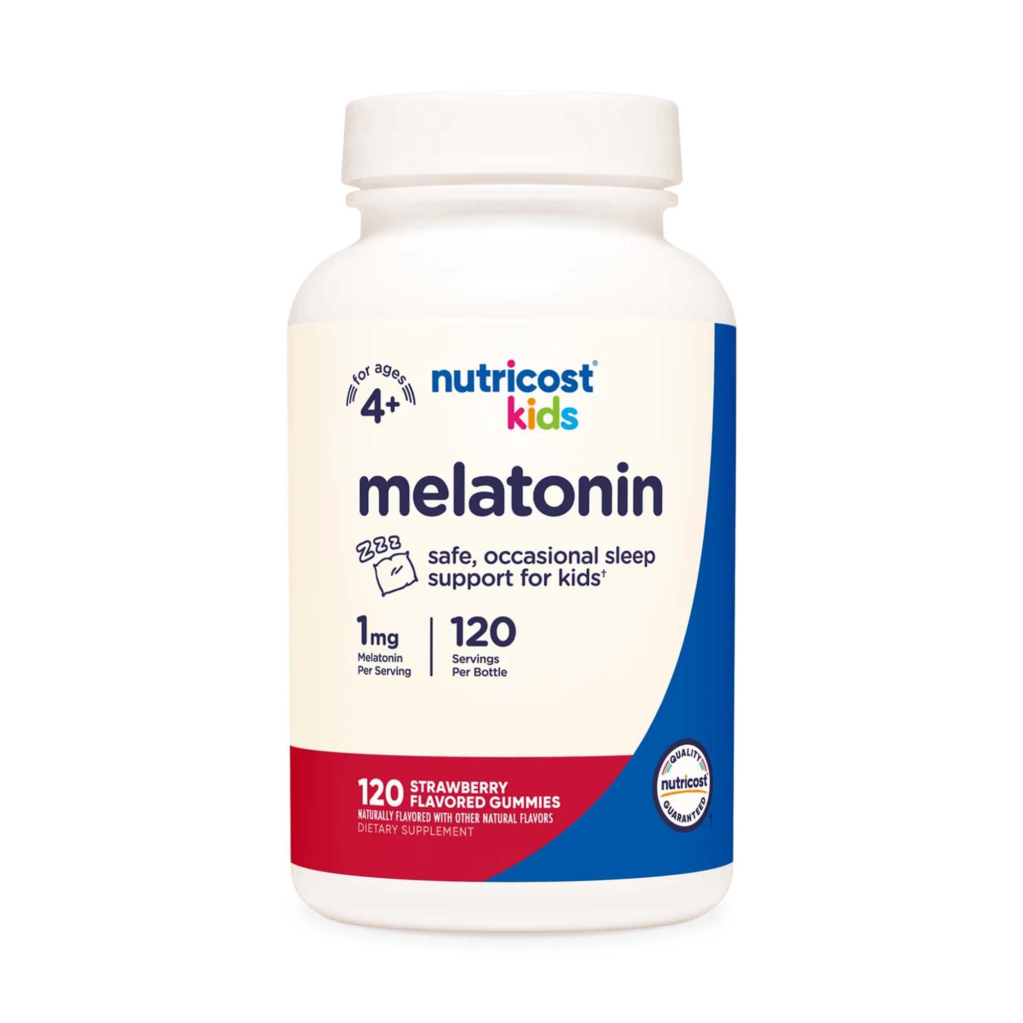 Dietary Supplement nutricost® Melatonin 1 mg Strength Gummy 120 Per Bottle