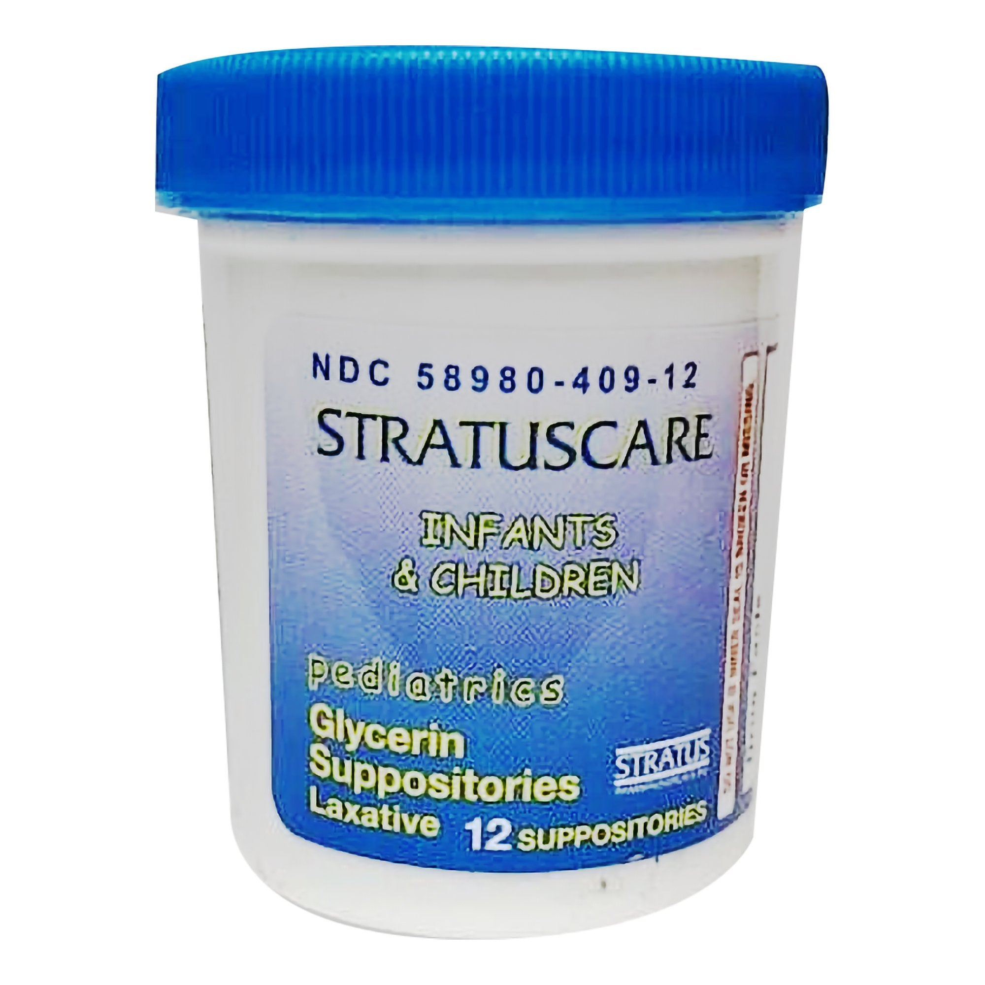Stratuscare® Pediatric Glycerin Suppositories, Laxative for 2 – 5 Years of Age