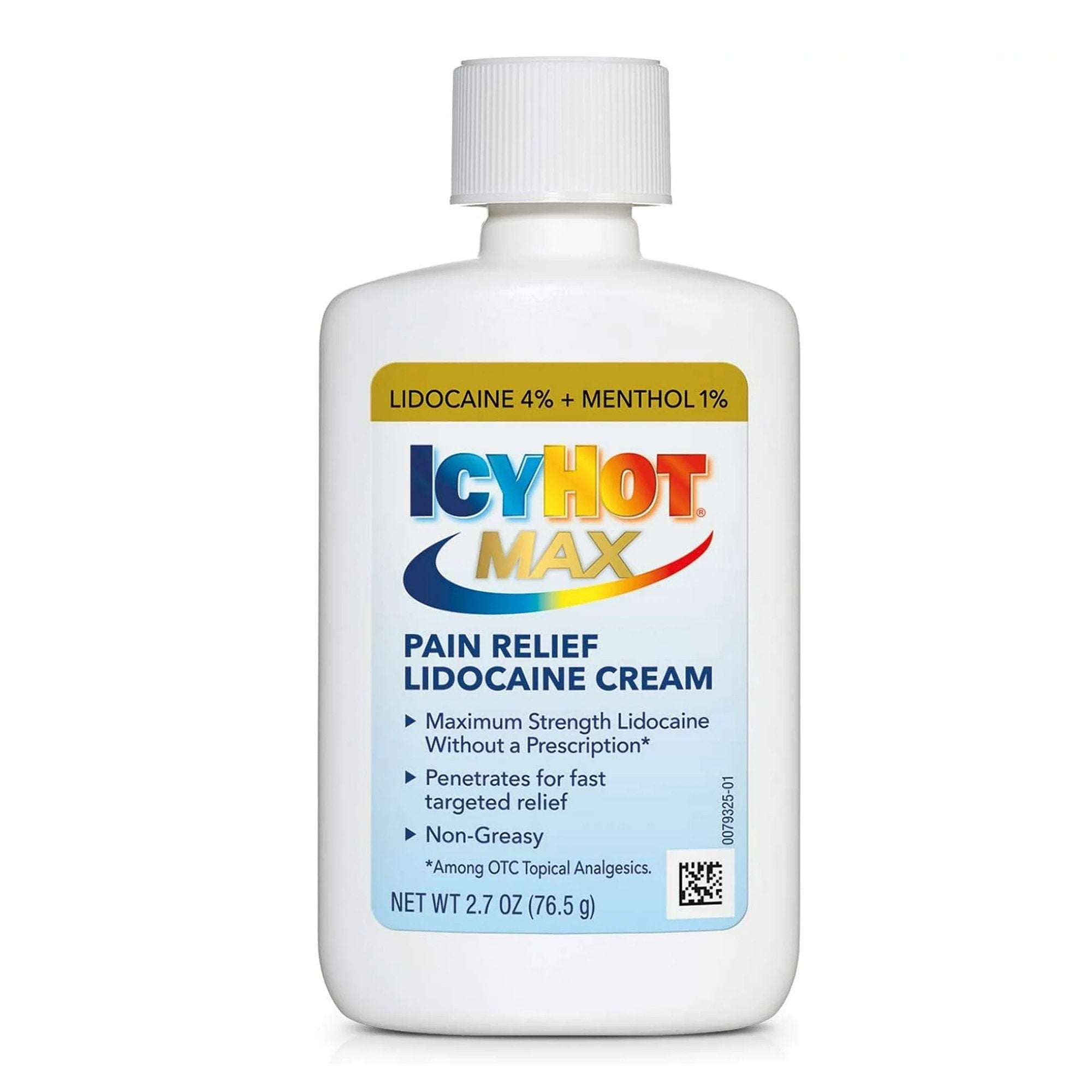 Topical Pain Relief Icy Hot® Lidocaine Cream 2.7 oz. - image 2