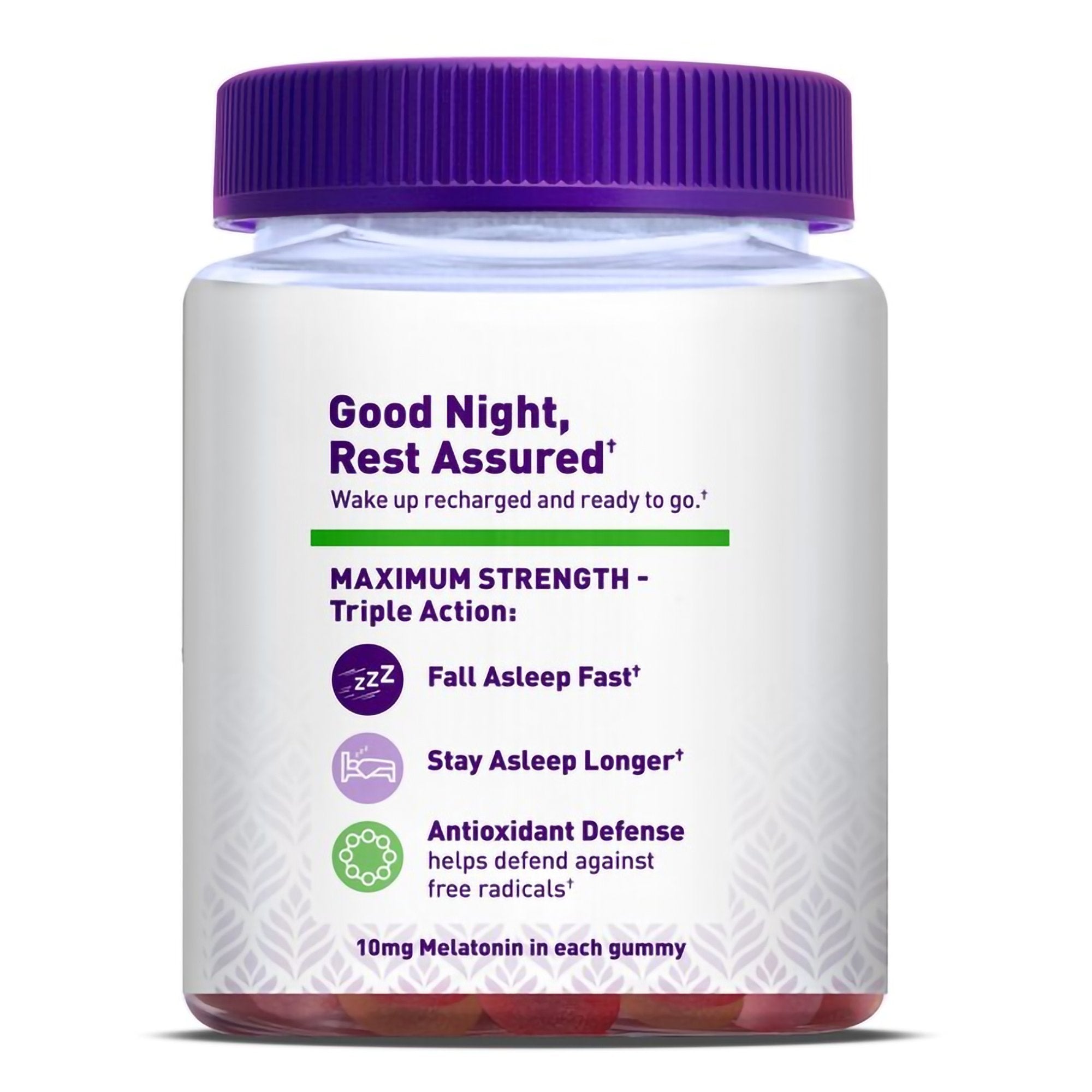 Natural Sleep Aid 50 per Bottle Gummy - image 3