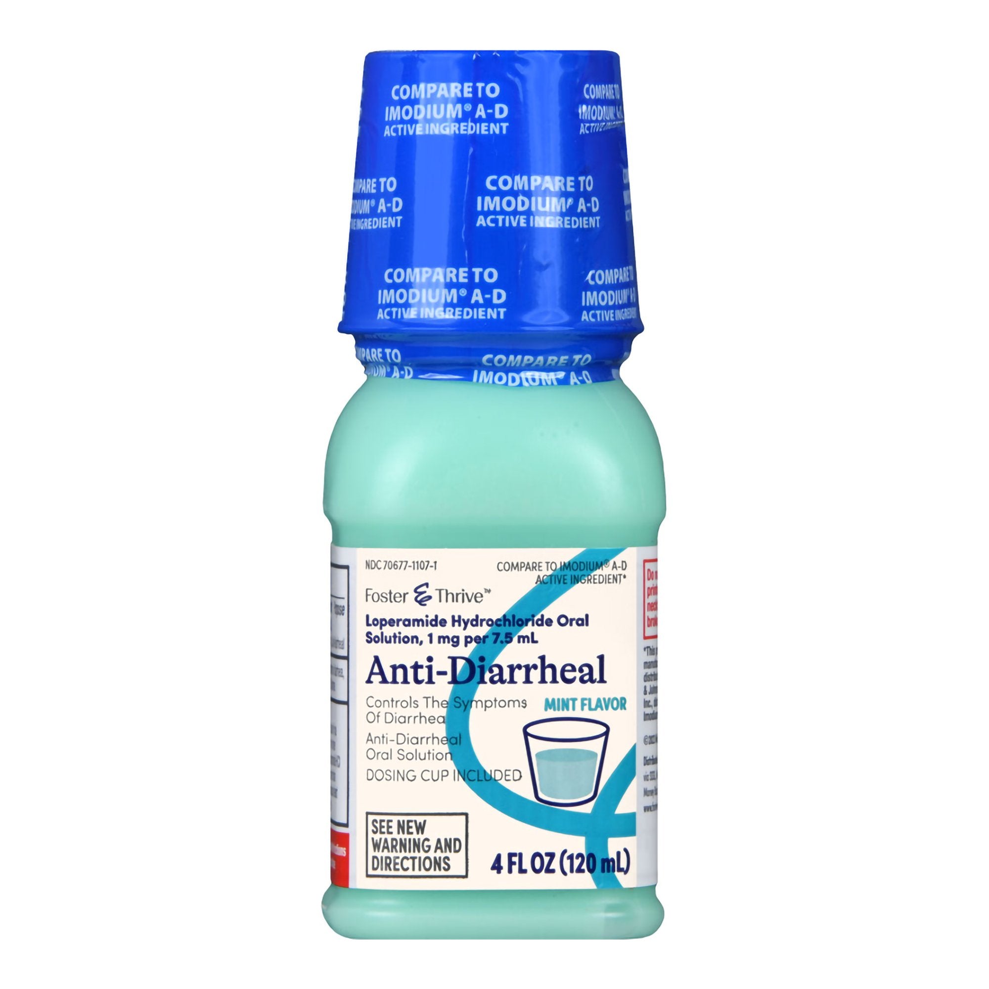 Foster & Thrive™ Anti-Diarrheal 1 mg per 7.5 mL Loperamide Oral Solution, Mint
