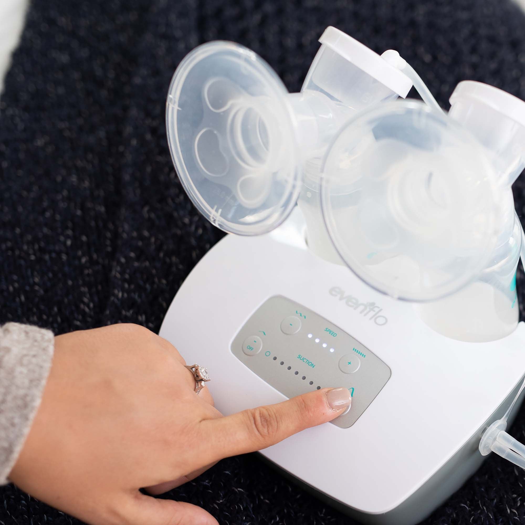 Double Electric Breast Pump Evenflo Advanced - image 3