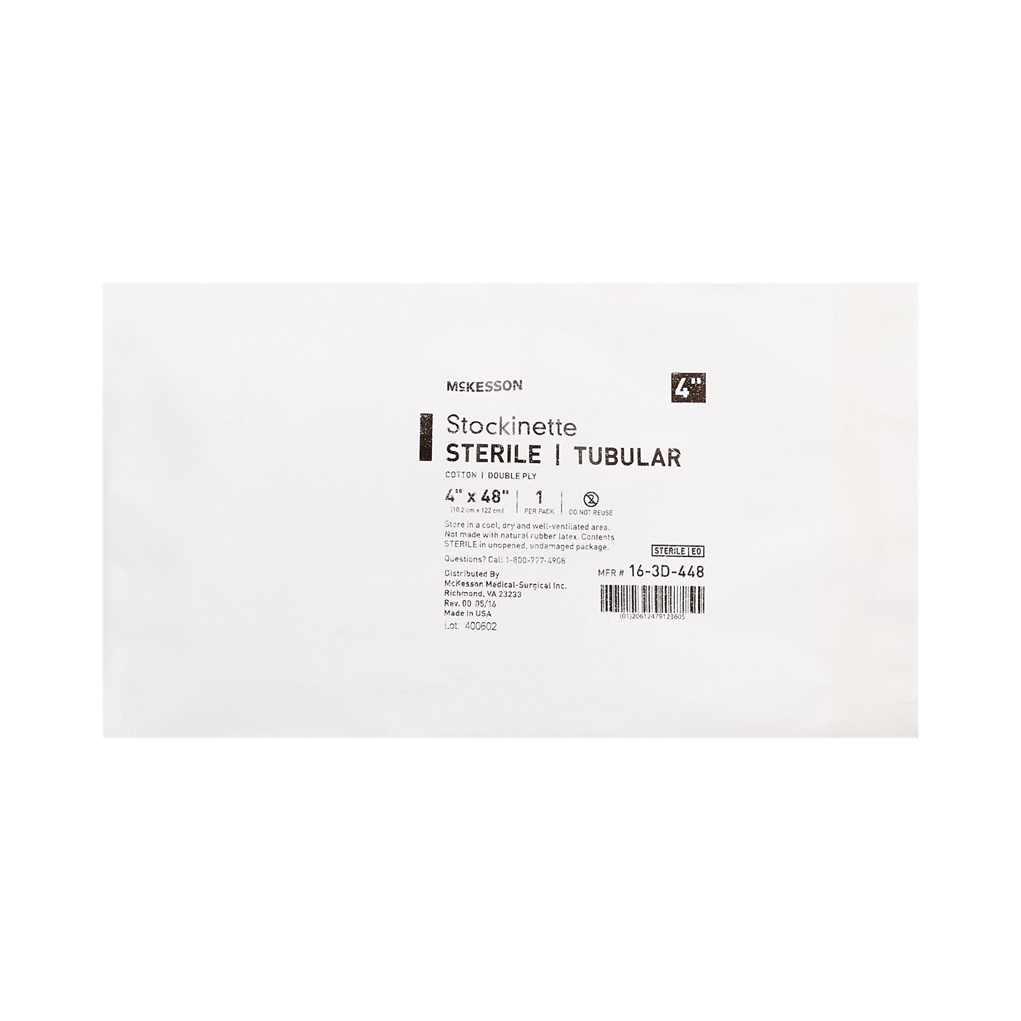 McKesson Beige Cotton Tubular Stockinette, 4 x 48 Inch