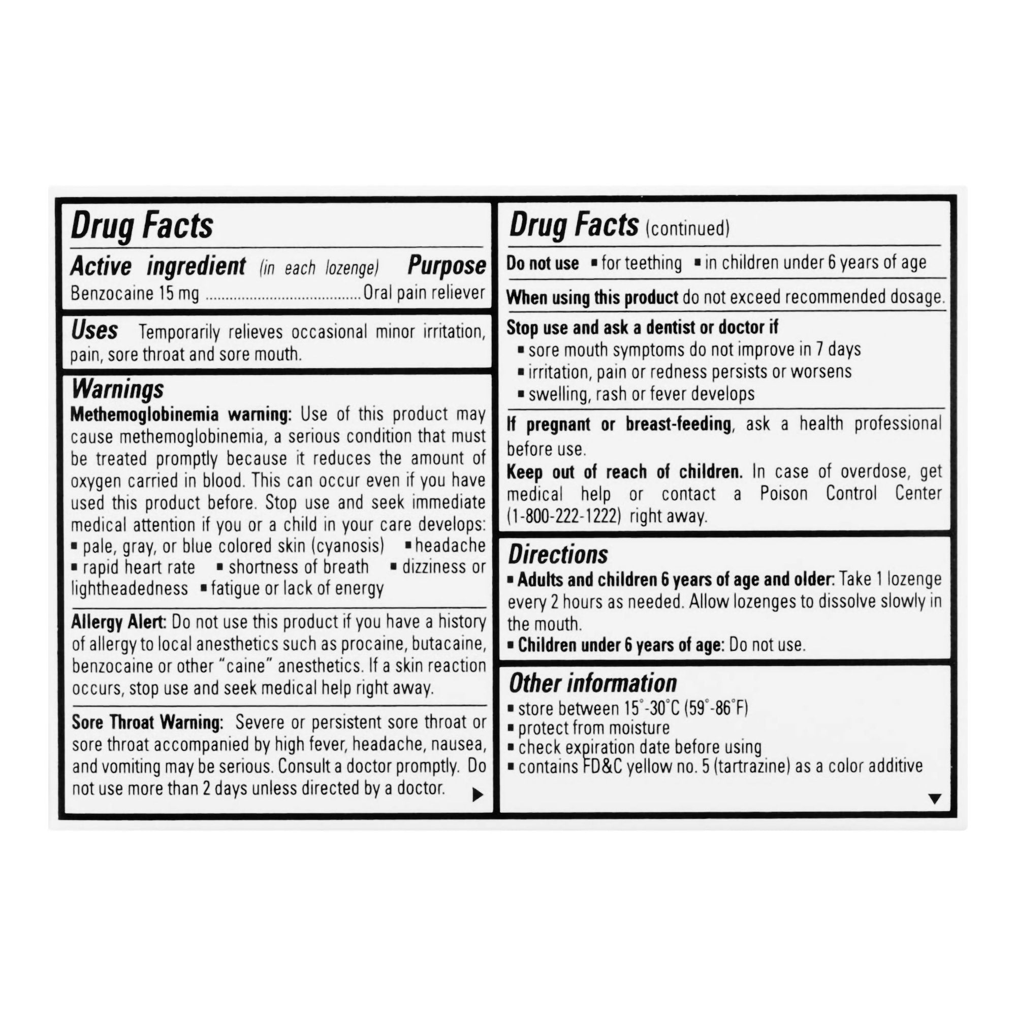 Sore Throat Relief Chloraseptic® Lozenge 18 per Box - image 5