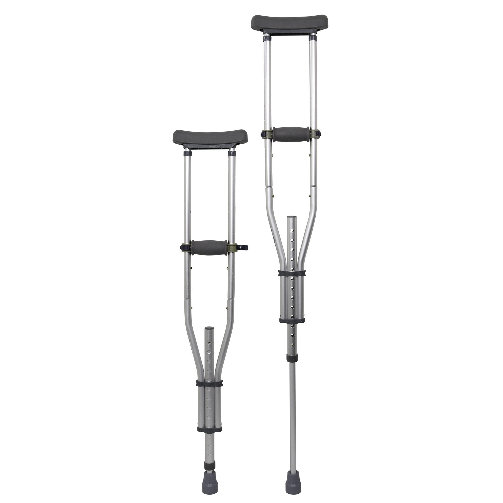 McKesson Underarm Crutches, 4 ft. 6 in. - 6 ft. 6 in. (1 Unit)