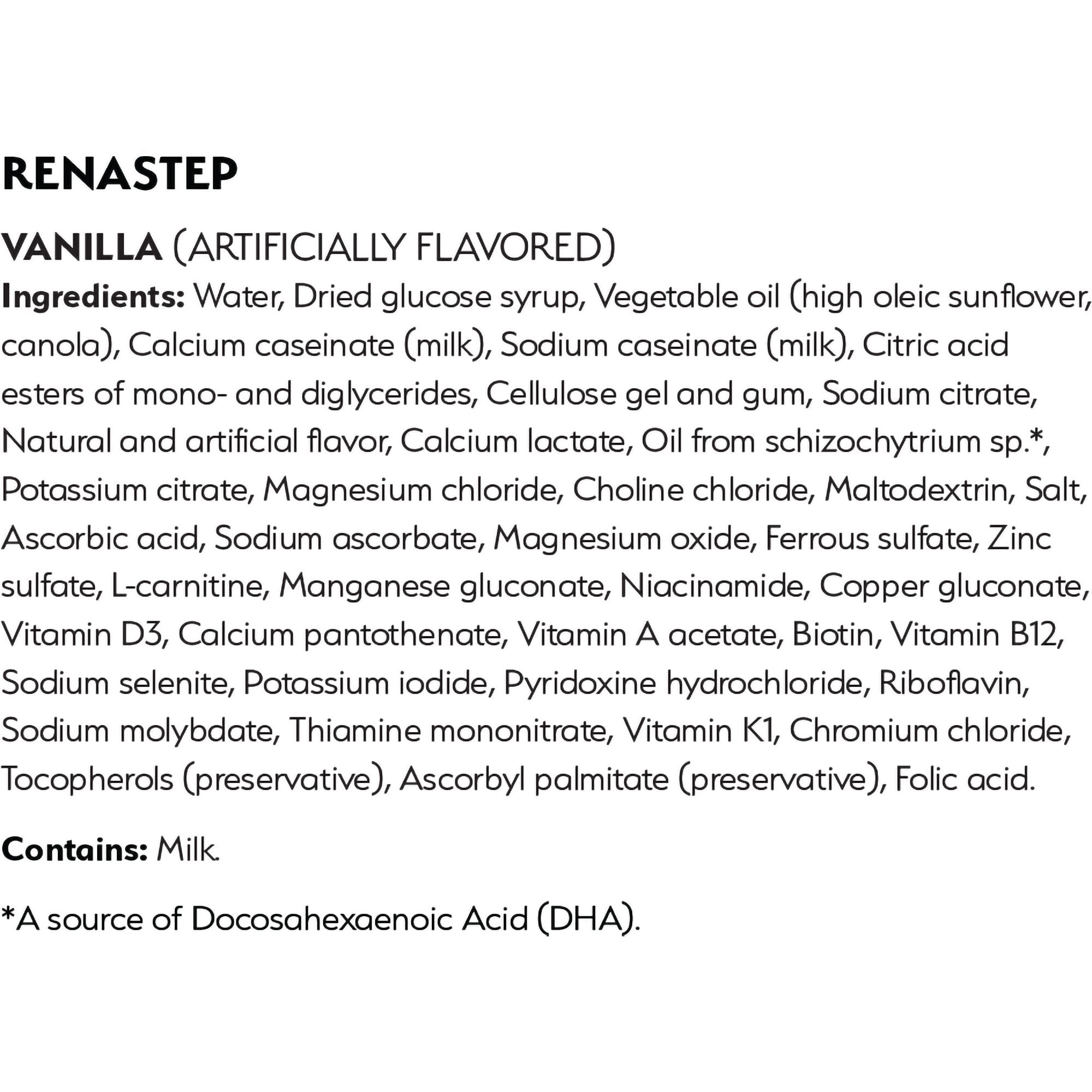 Renastep™ Vanilla Pediatric Renal Oral Supplement / Tube Feeding Formula, 6.7 oz. Bottle (15 Units)
