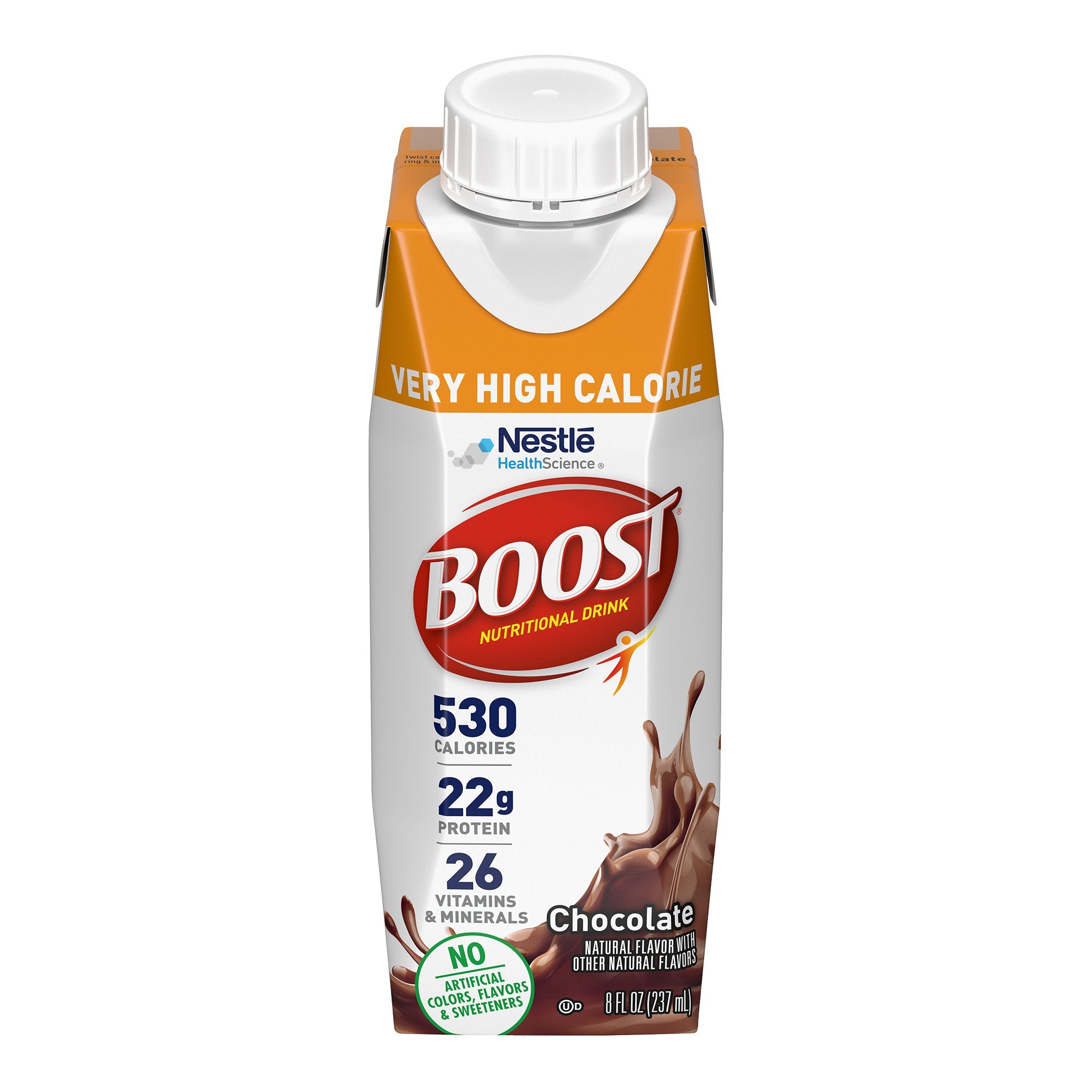 Oral Supplement Boost® Very High Calorie Chocolate Flavor Liquid 8 oz. Reclosable Carton - image 3