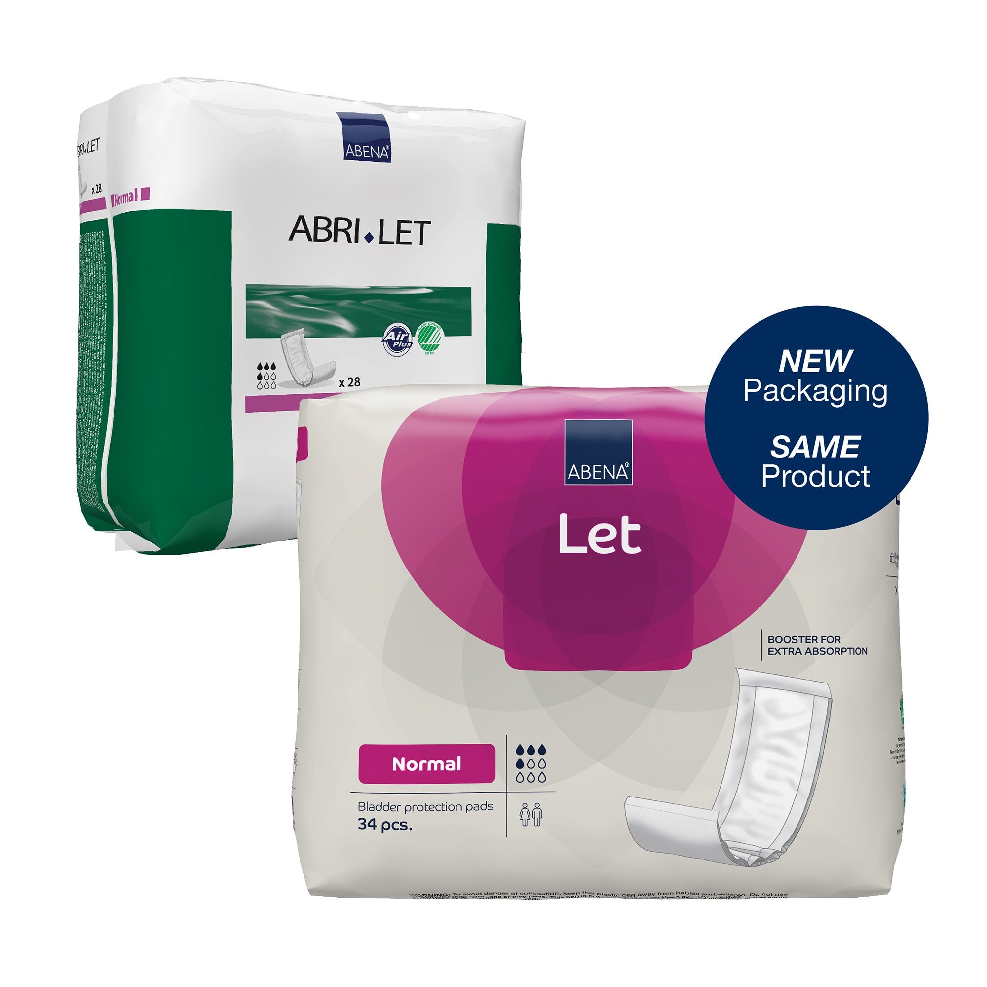 Incontinence Liner Abena® Abri-Let Normal 4.3 X 15.3 Inch Light Absorbency Fluff / Polymer Core One Size Fits Most - image 2