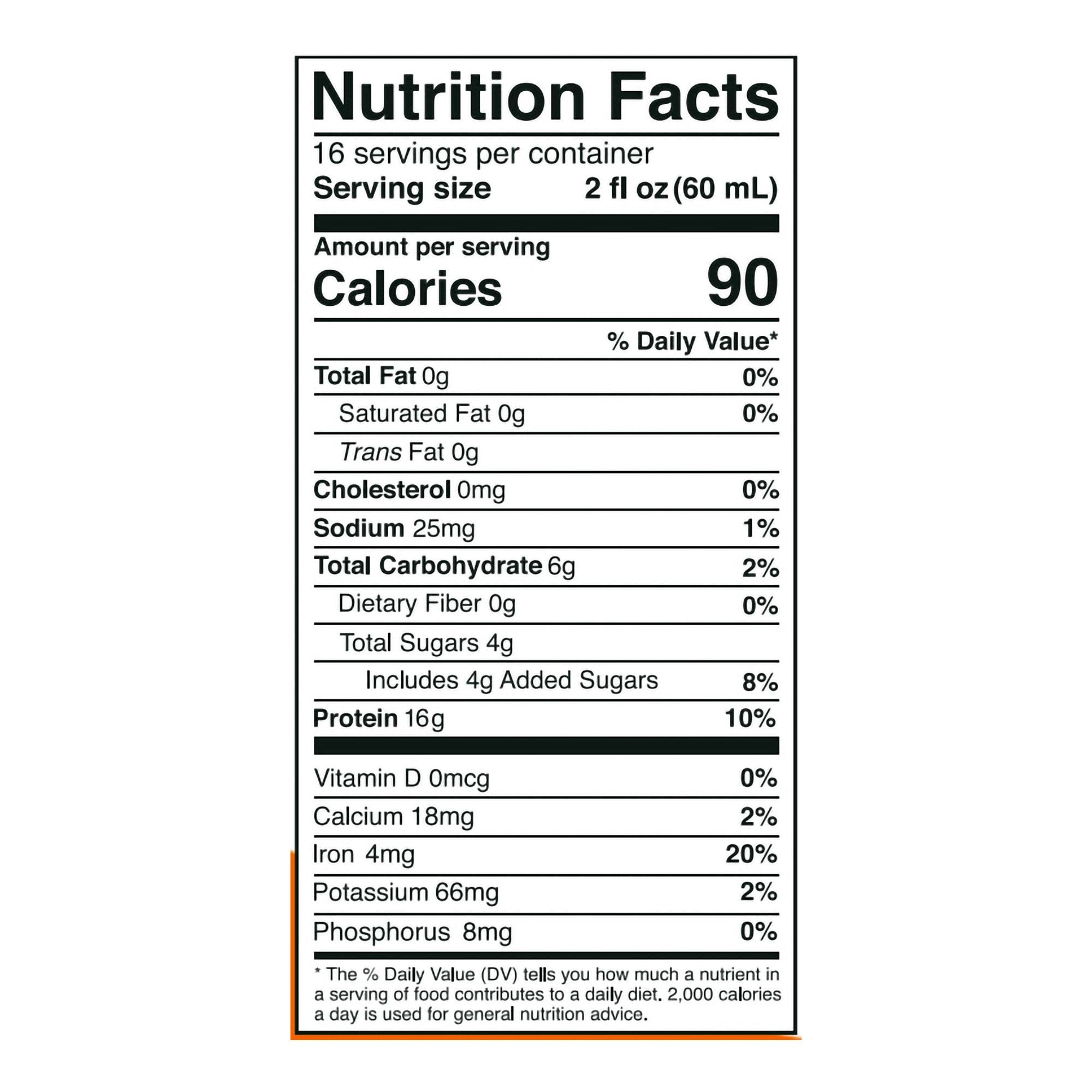 Oral Supplement Vida Fuel Wellness Protein Citrus Burst Flavor Liquid 32 oz. Reclosable Carton - image 8