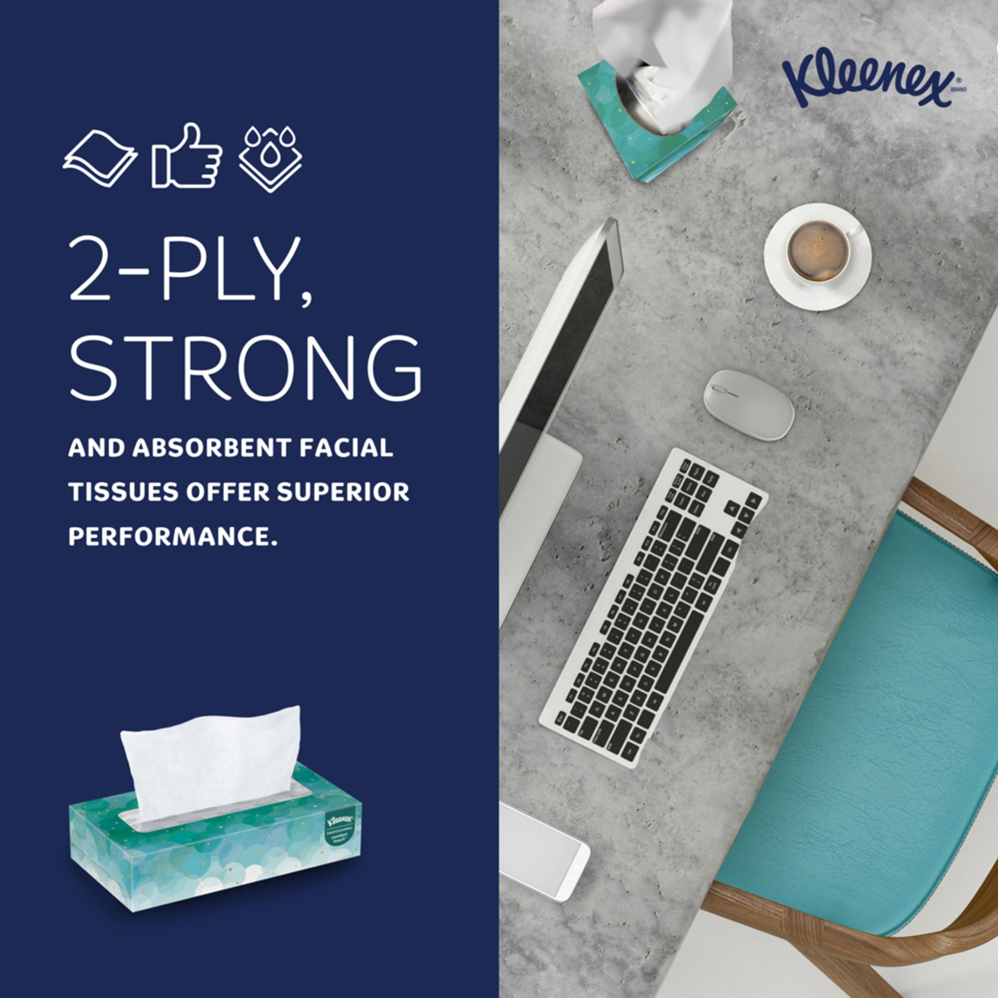 Kleenex Premium Soft Facial Tissues - 36 Pack, 100 Count, 8.4" x 8"