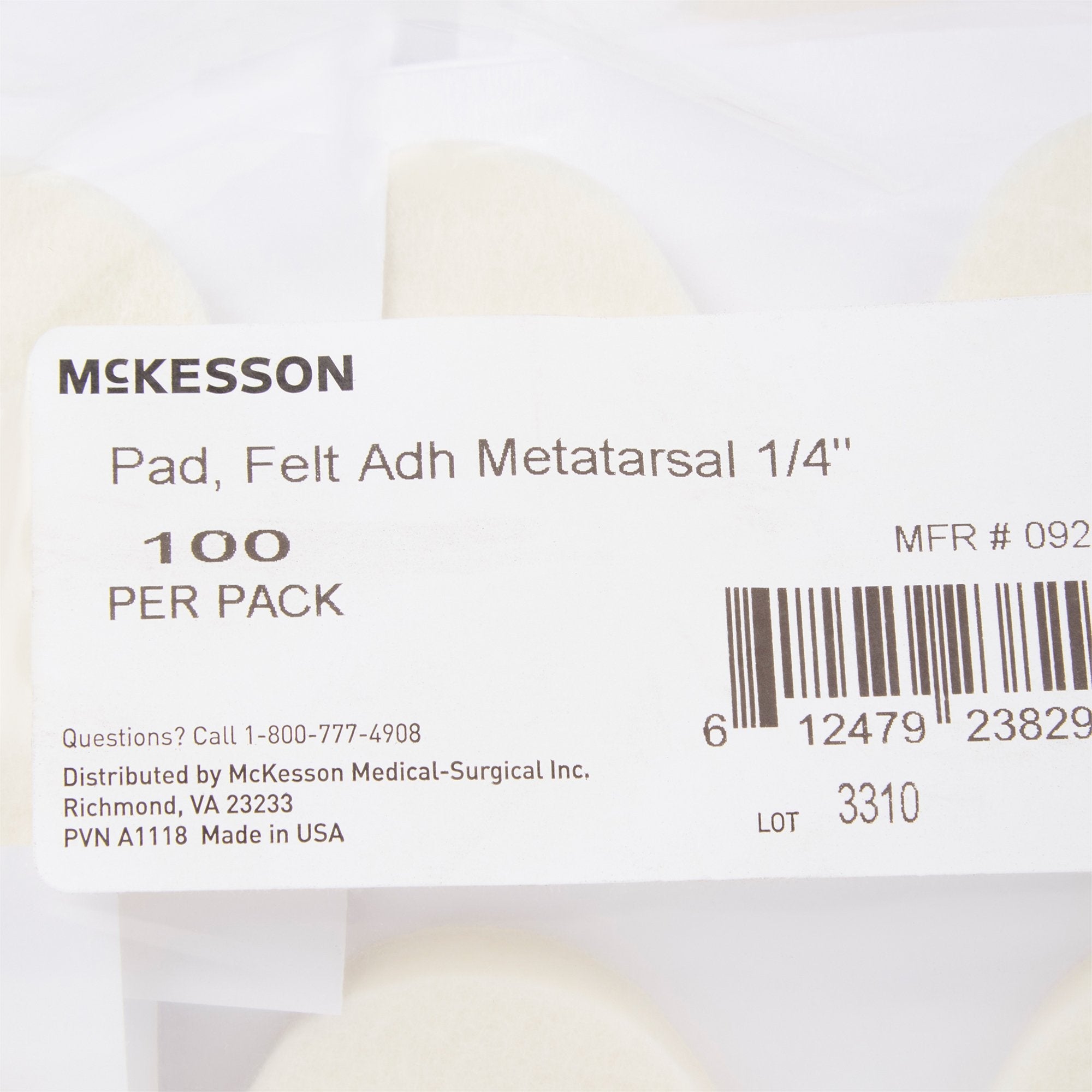 McKesson Protective Pad for Feet (100 Units)