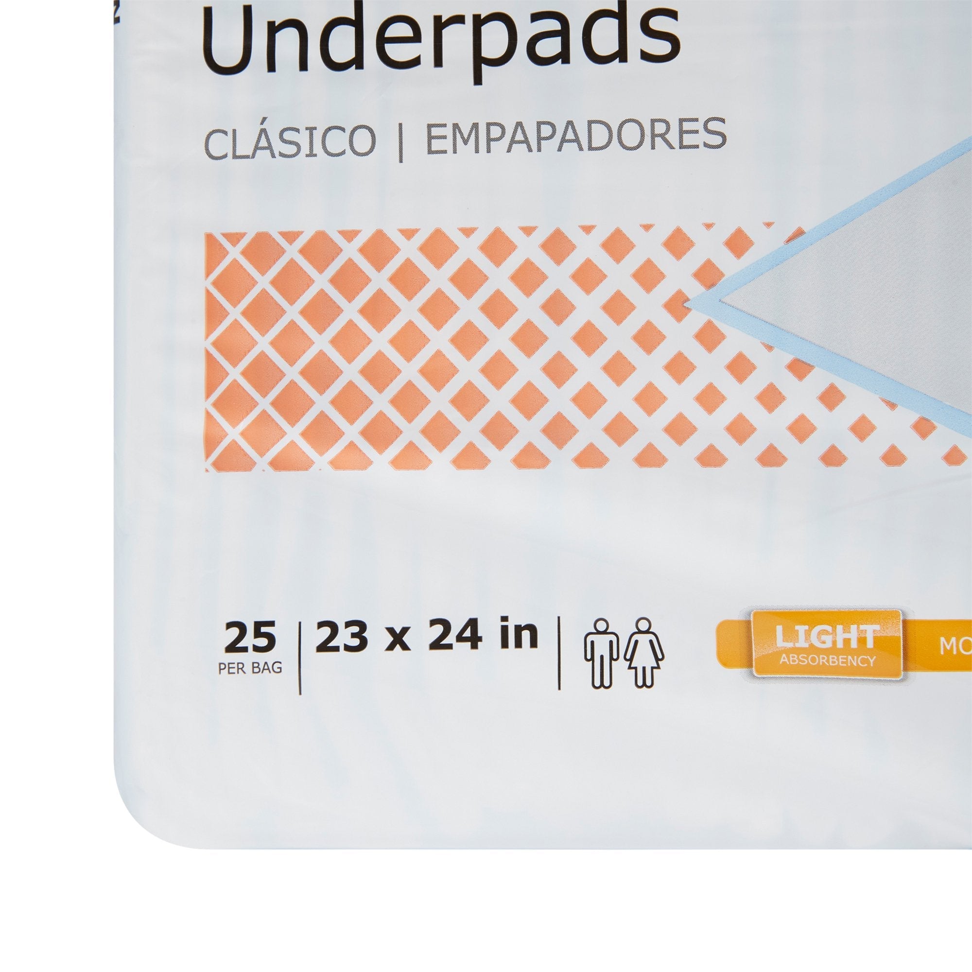 McKesson Classic Plus Underpad, 23 x 24 Inch (25 Units)