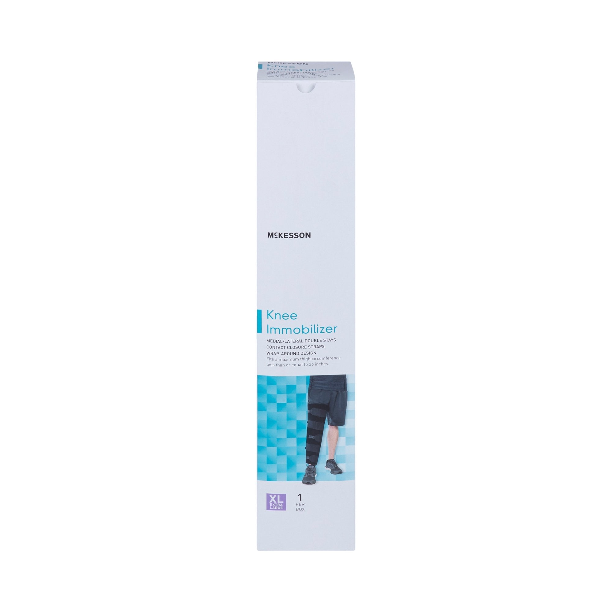 McKesson Knee Immobilizer, 20-Inch Length, Extra Large (1 Unit)