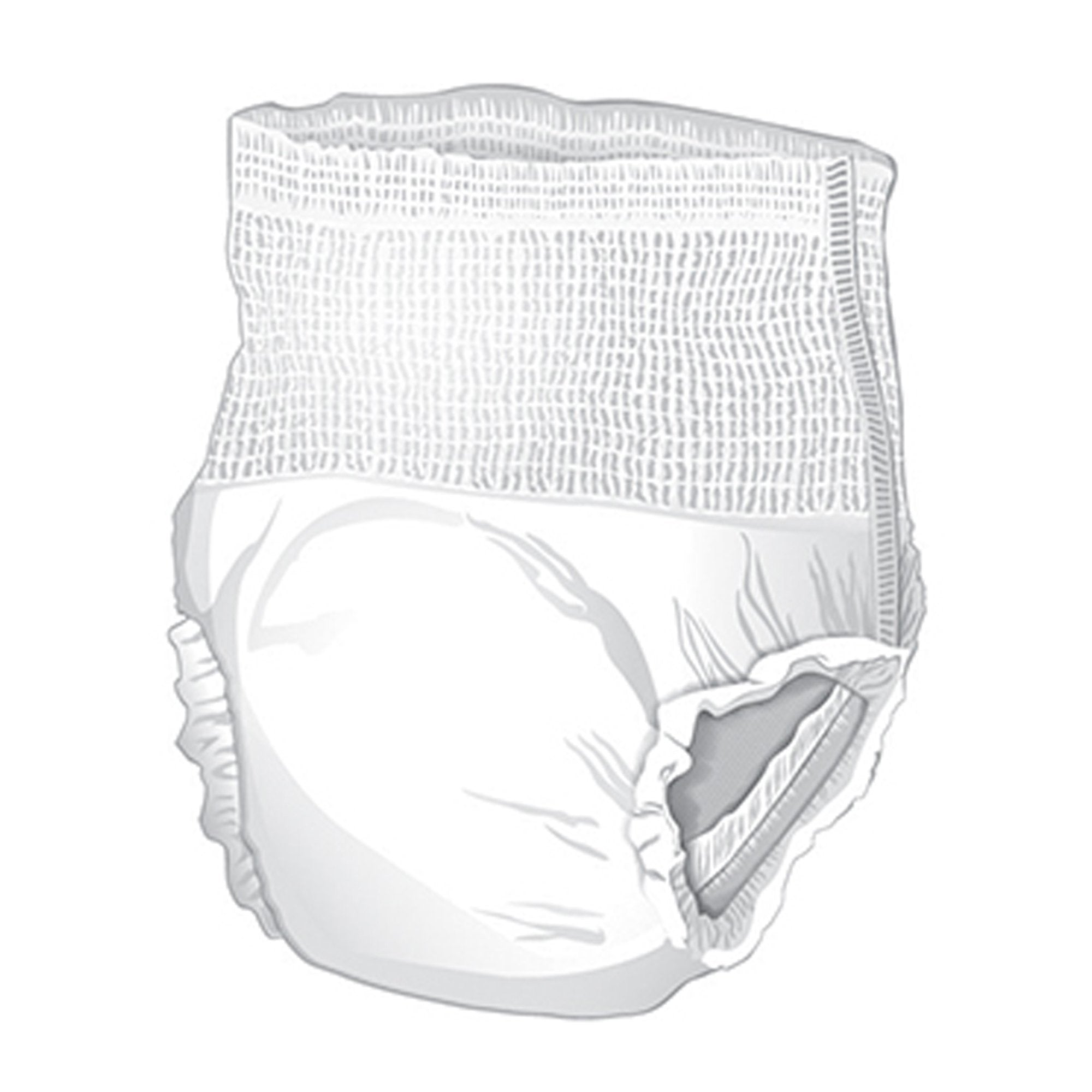 McKesson Extended Wear Maximum Absorbent Underwear, Extra Large (12 Units)