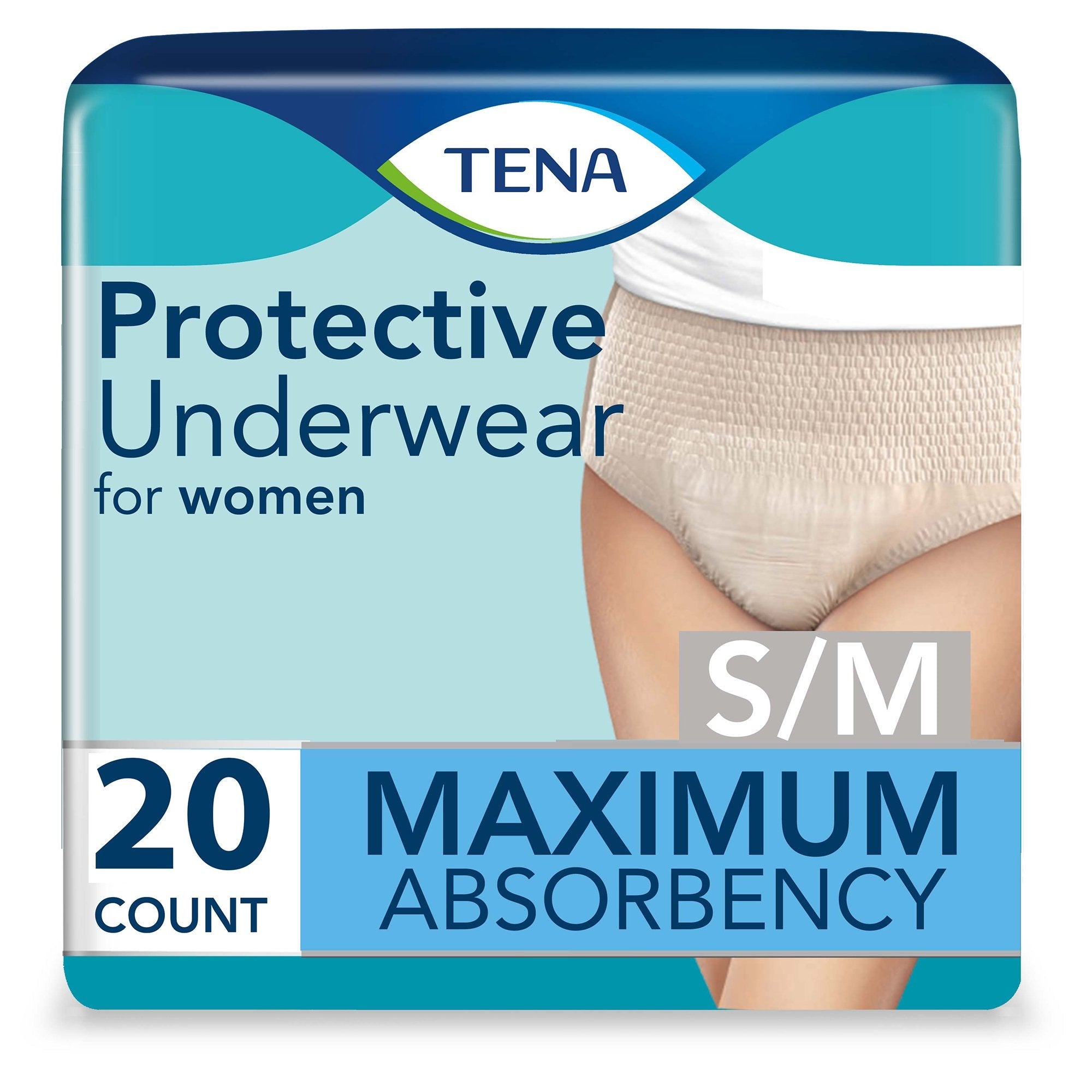 Tena® ProSkin™ Maximum Absorbent Underwear, Small / Medium (20 Units)