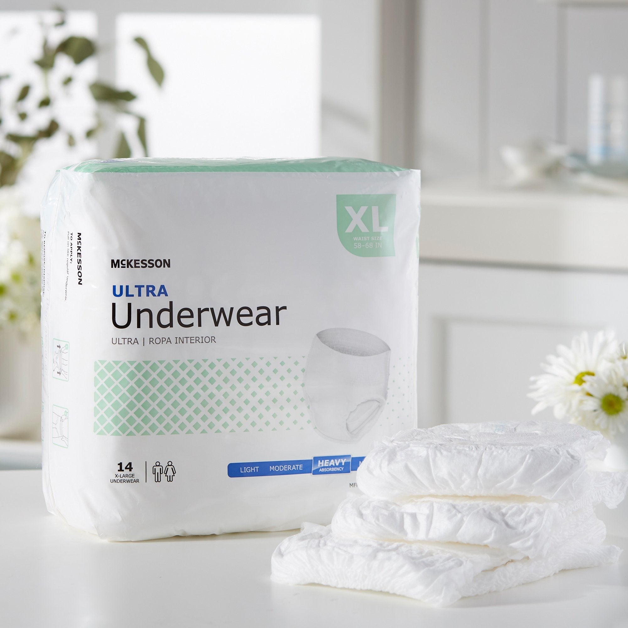 McKesson Ultra XL Heavy Absorbency Underwear - Discreet Adult Incontinence Aid