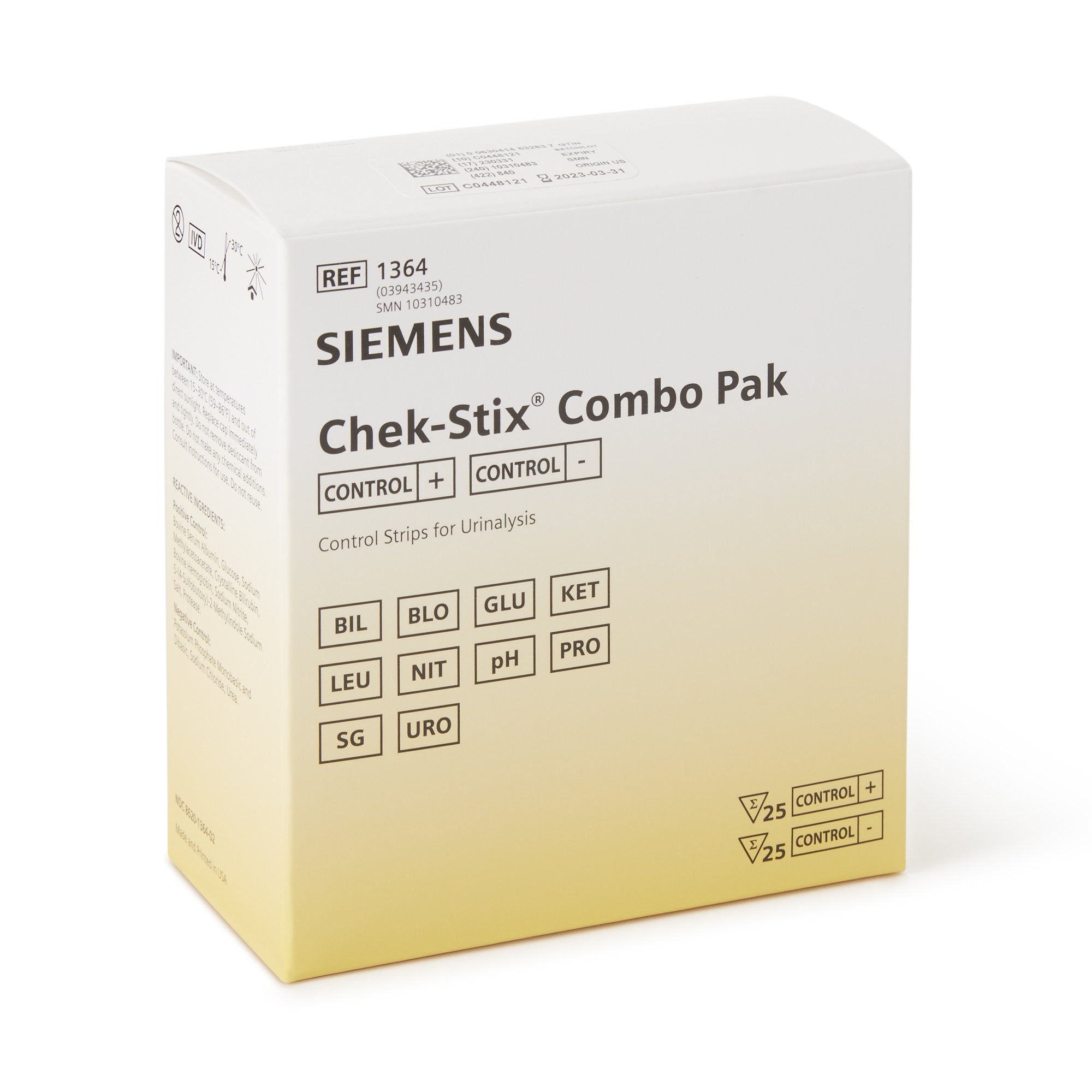 Chek-Stix™ Urinalysis Test Strips, Combo Pack (1 Unit)