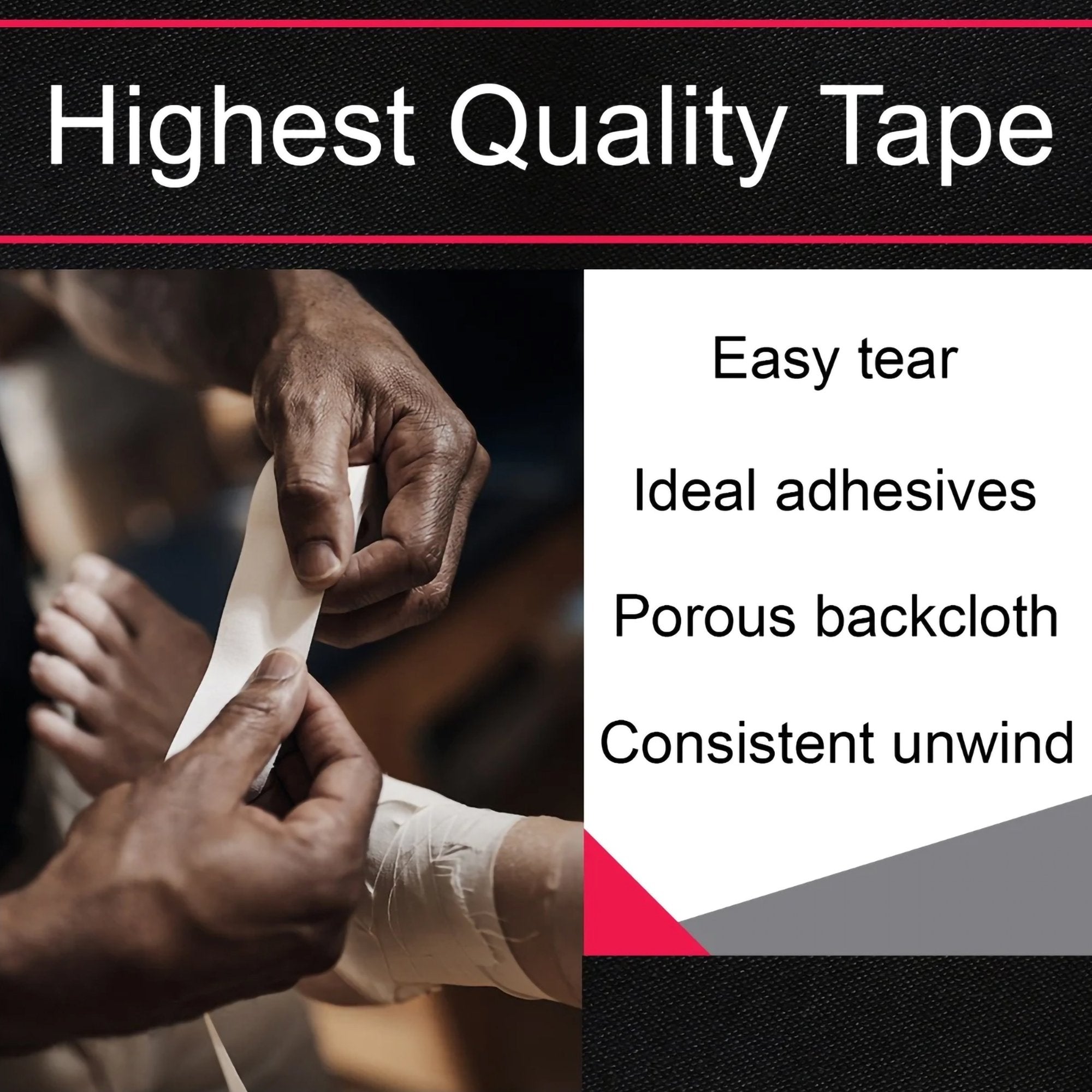 Athletic Tape Cramer® 950 White 1 Inch X 15 Yard Cotton / Zinc Oxide NonSterile - image 4