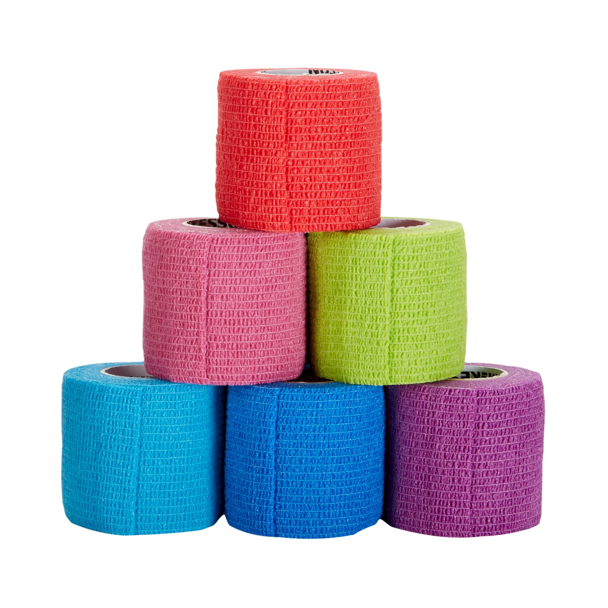 Cohesive Bandage McKesson 2 Inch X 5 Yard Self-adherent Closure Purple / Pink / Green / Light Blue / Royal Blue / Red NonSterile Standard Compression - image 2