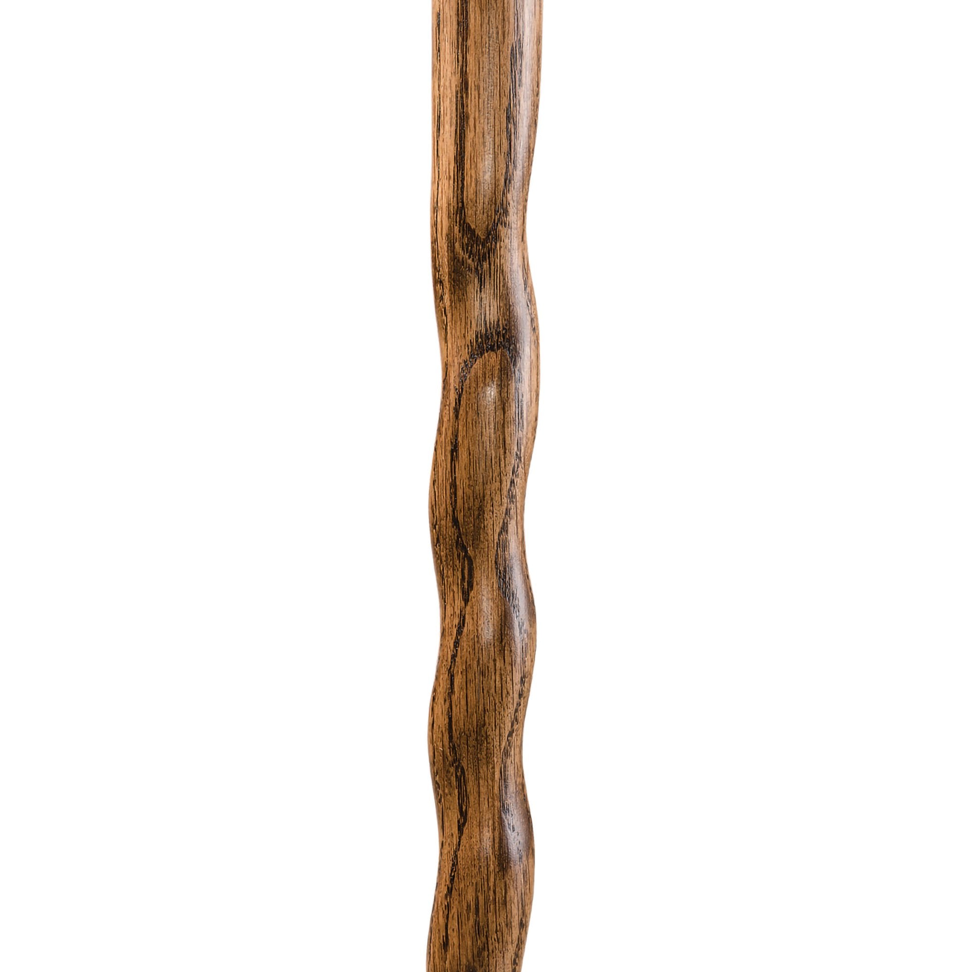 T-Handle Cane Brazos™ Twisted Wood 37 Inch Height Brown Oak - image 3