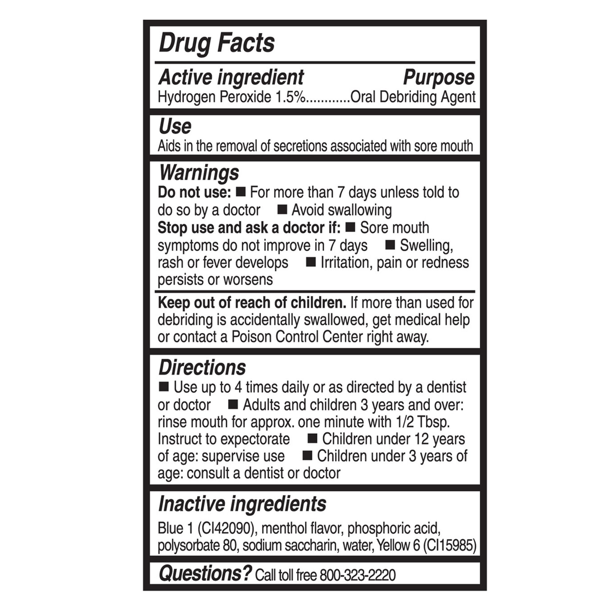 Mouthwash Toothette® 1.5 oz. Mint Flavor - image 3