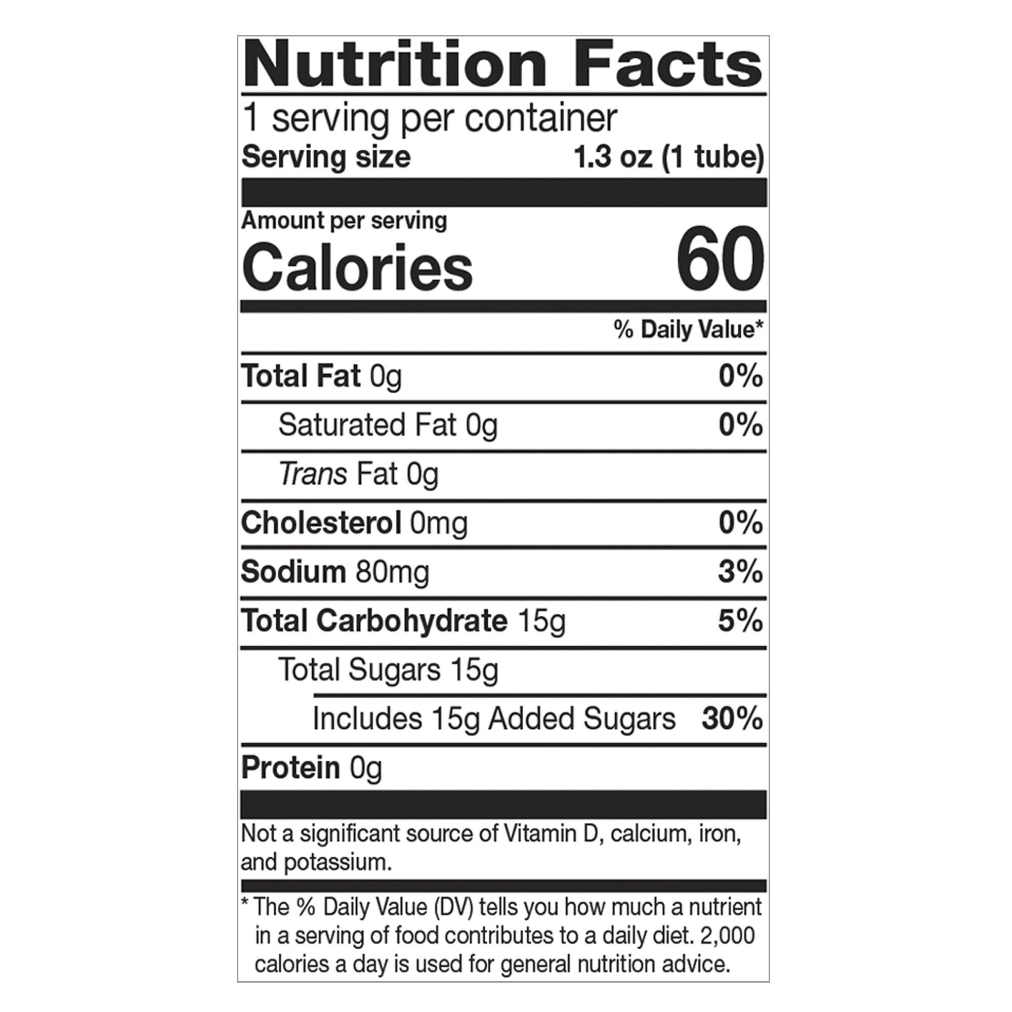Glucose Supplement Glutose 15™ 3 per Pack Gel Lemon Flavor - image 3